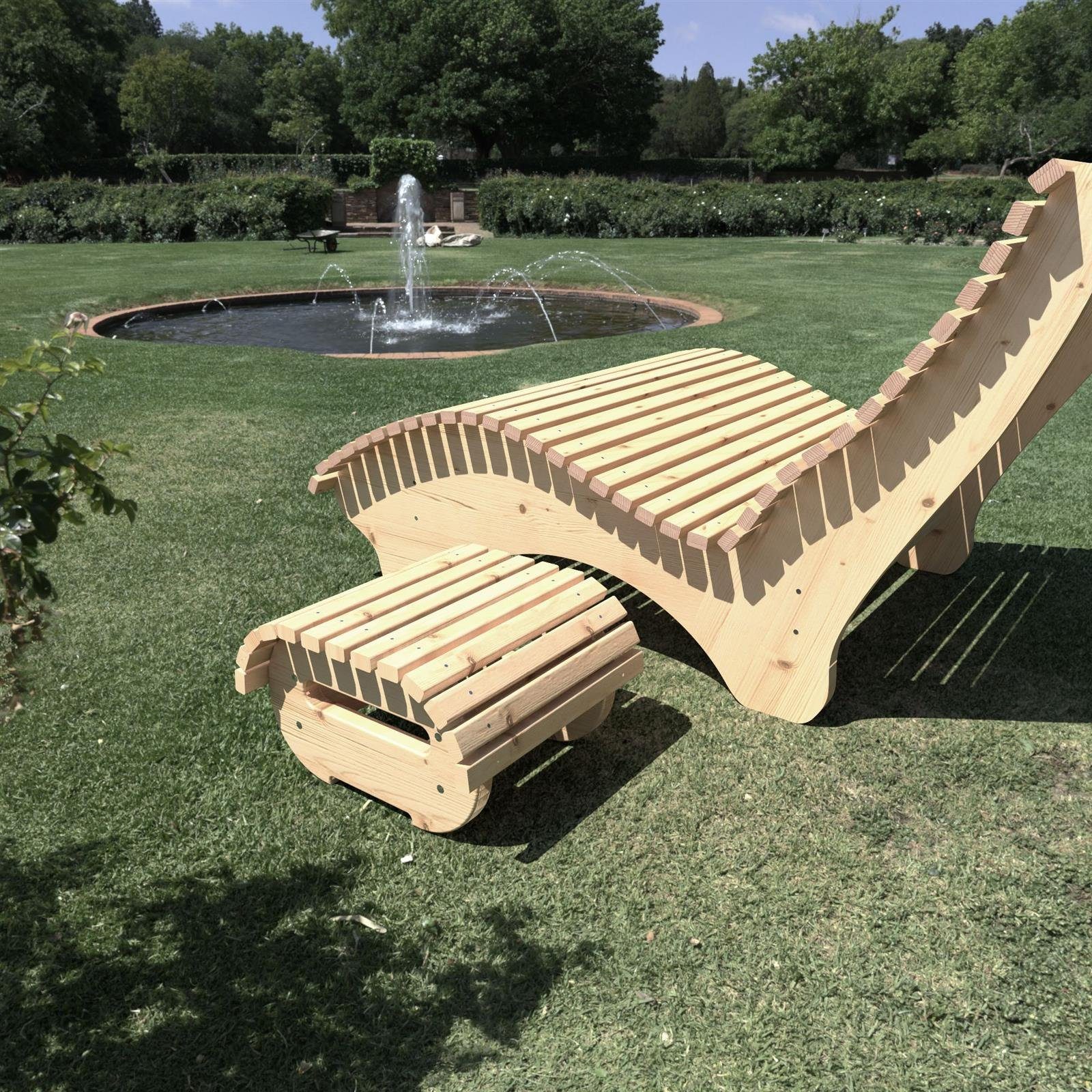 TUGA-Holztech Gartentisch Beistelltisch, Gartentisch Fichte