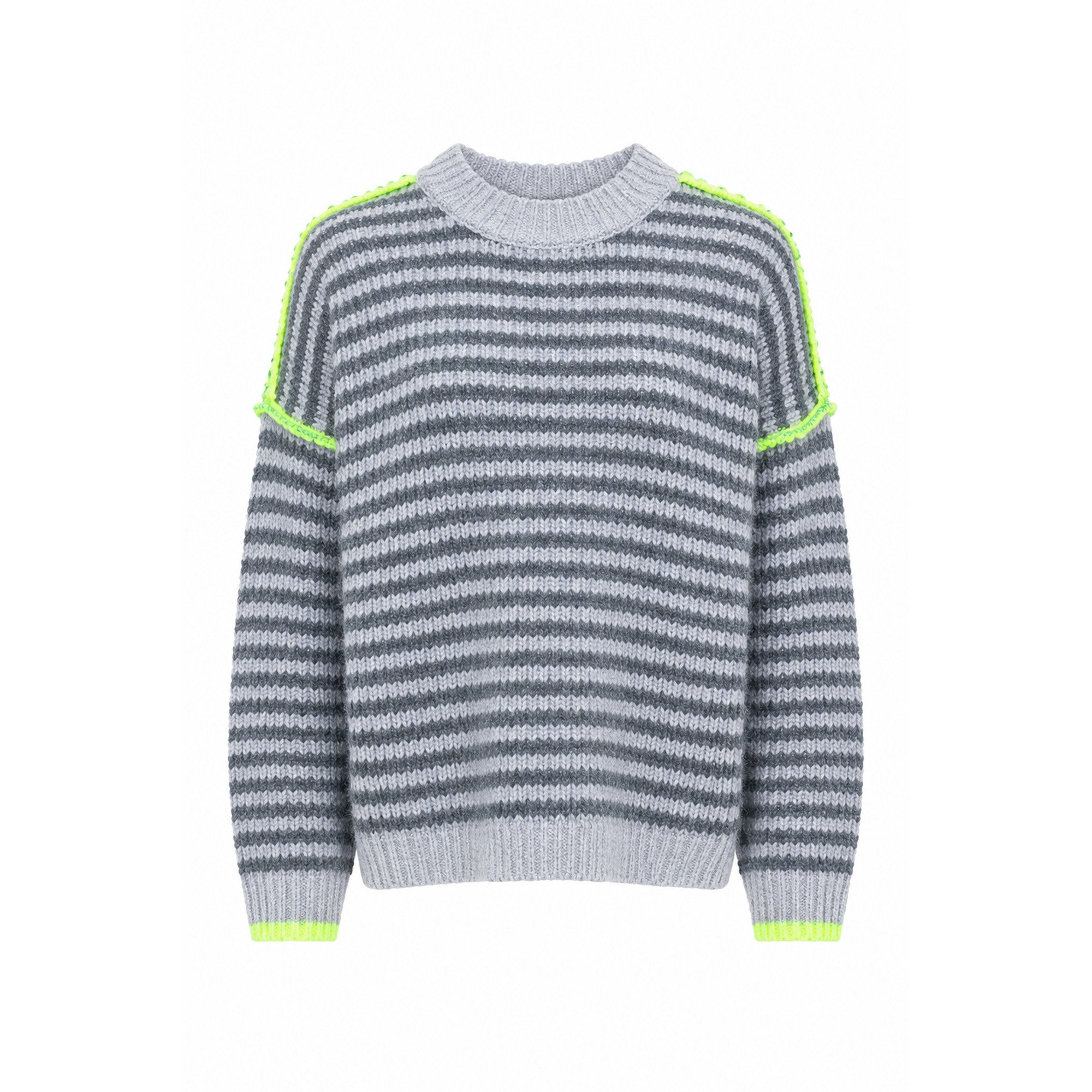 Emily Van Den Bergh Strickpullover mit NEON AKZENTE