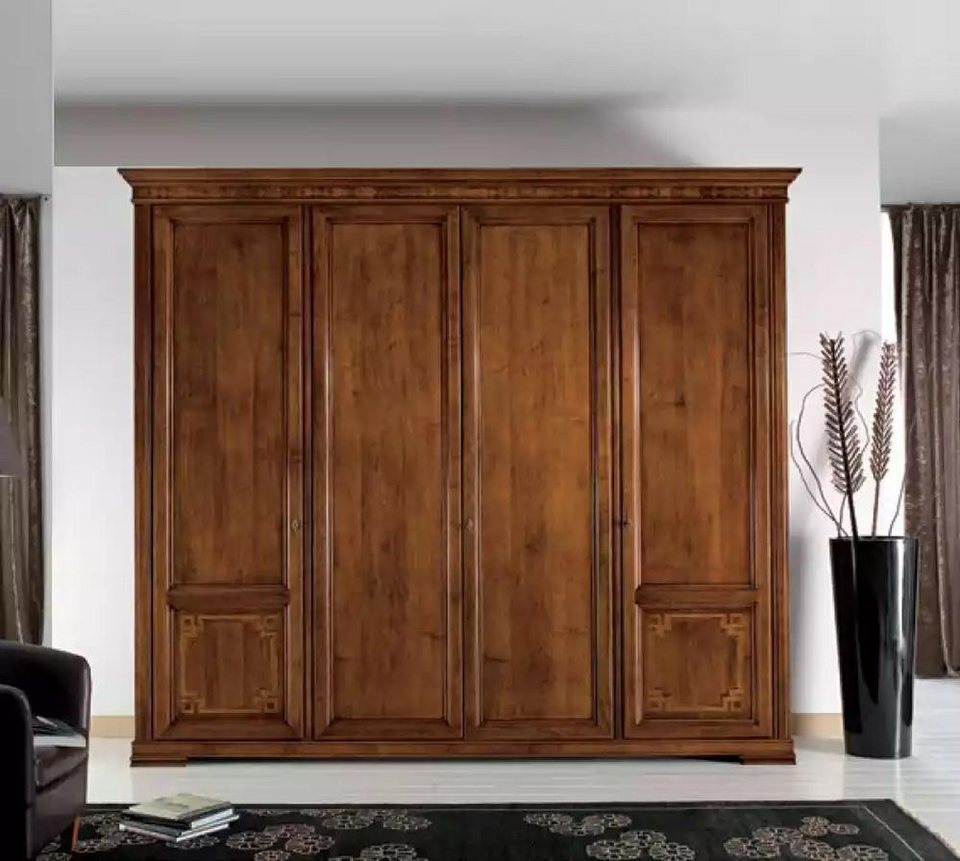 jvmoebel kleiderschrank braun kleiderschrank holz design möbel