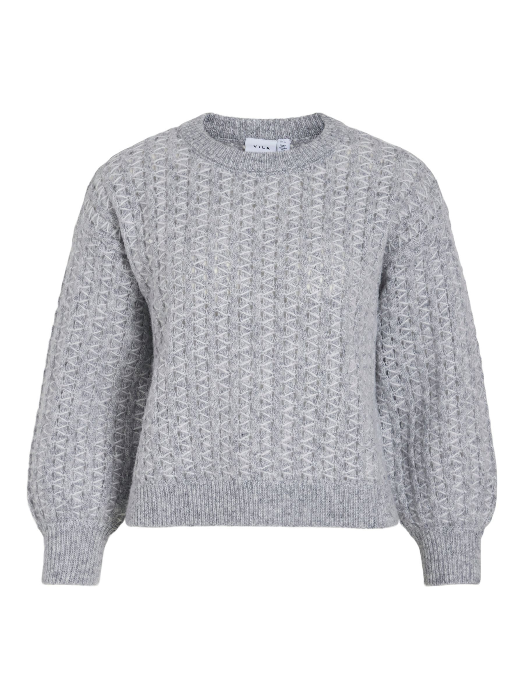 Vila Strickpullover Weich gestrickt, lässig geschnitten, stylisch (1-tlg) V günstig online kaufen