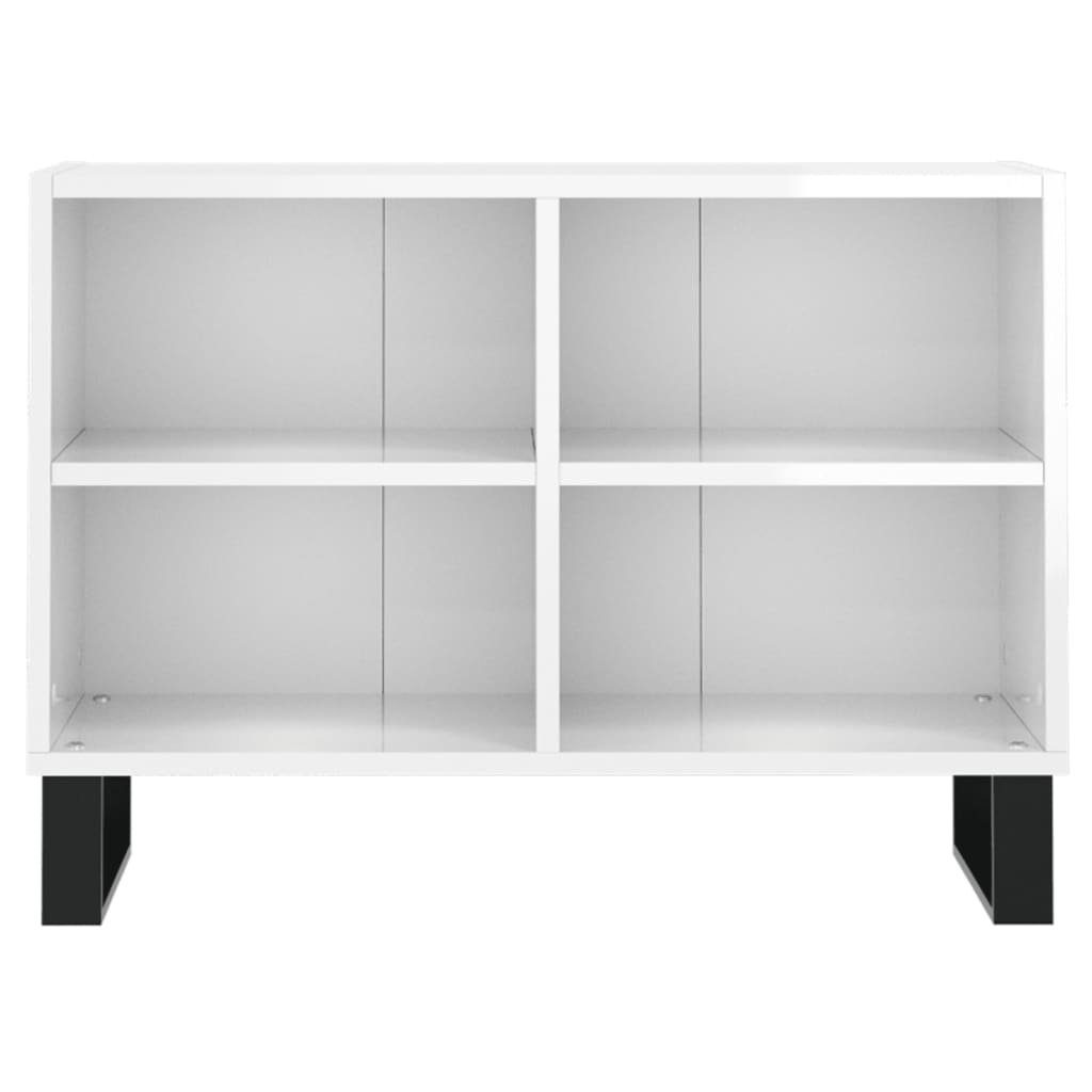 Hochglanz-Weiß Holzwerkstoff vidaXL TV-Schrank cm 69,5x30x50 (1-St) TV-Schrank