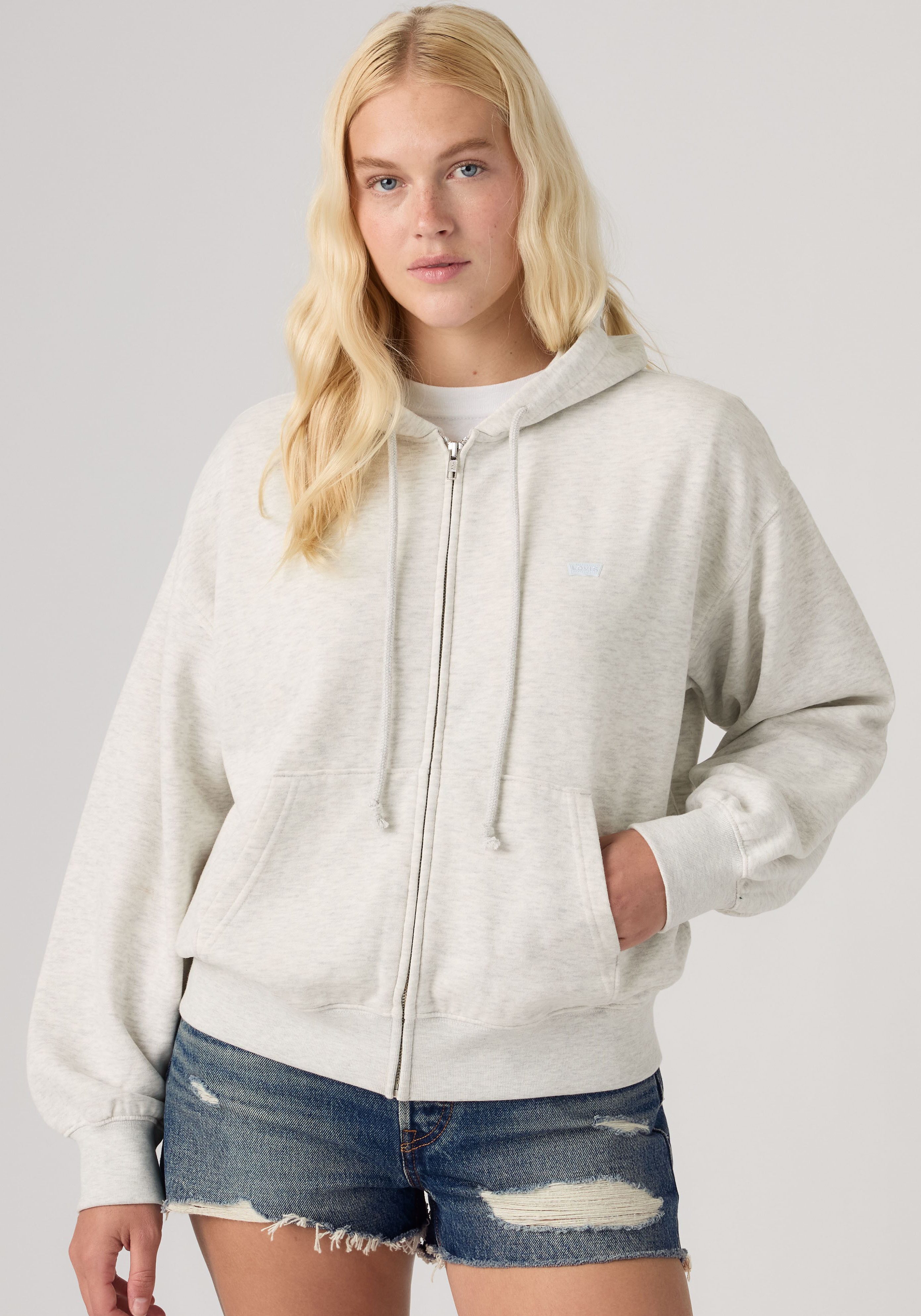 Levi's® Hoodie EVERYDAY FULL ZIP HOODIE SWEATSHIRT mit Logo Stickerei