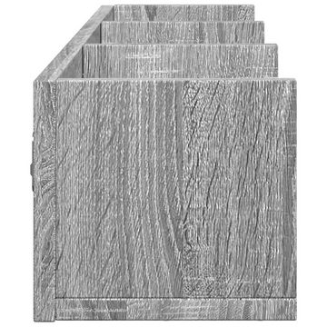 vidaXL Regal Wandregal Fächerregal Grau Sonoma-Eiche 75x18x16,5 cm Spanplatte