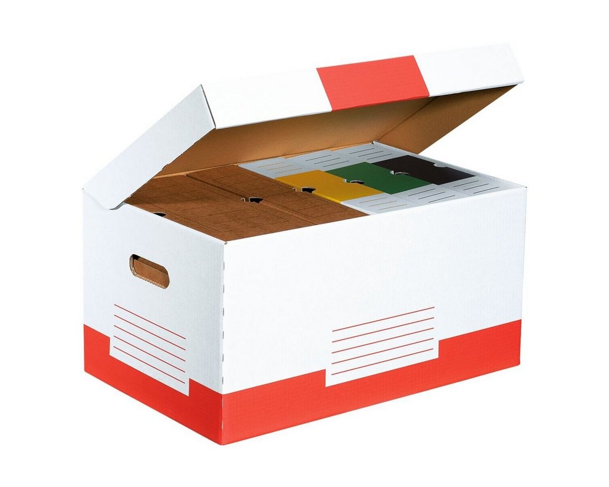 Thumbnail - Cartonia Archivcontainer Color (10 St), mit Klappdeckel und 2-fach verstärktem Boden