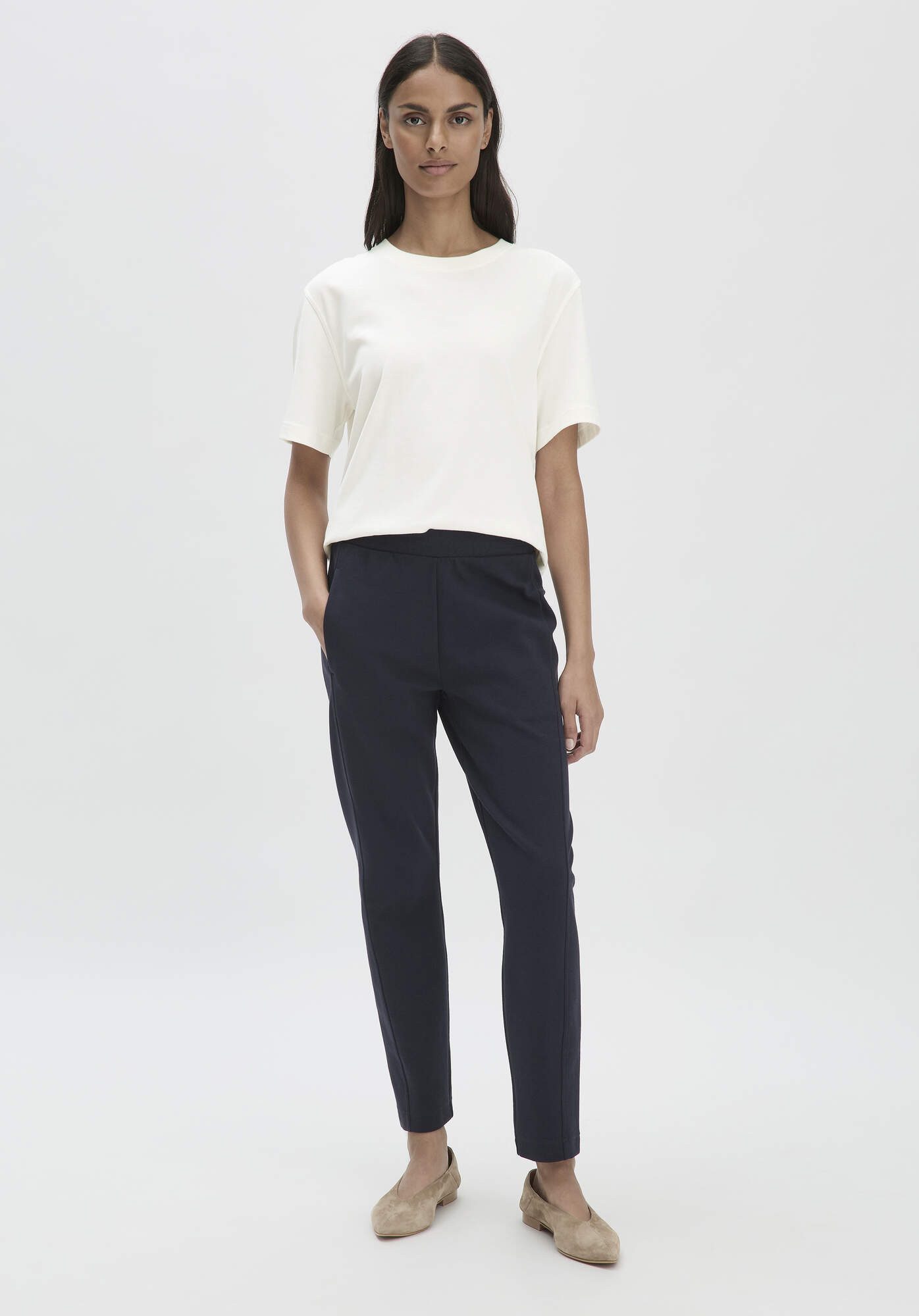 Hessnatur Jerseyhose aus Bio-Baumwolle (1-tlg) günstig online kaufen