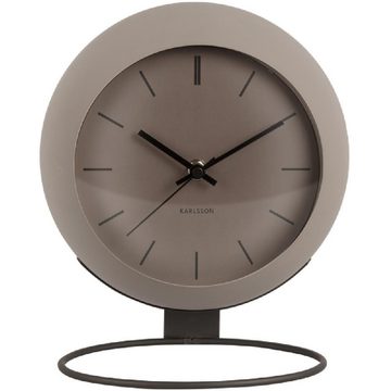 Karlsson Uhr Tischuhr Nirvana Globe Dark Warm Grey