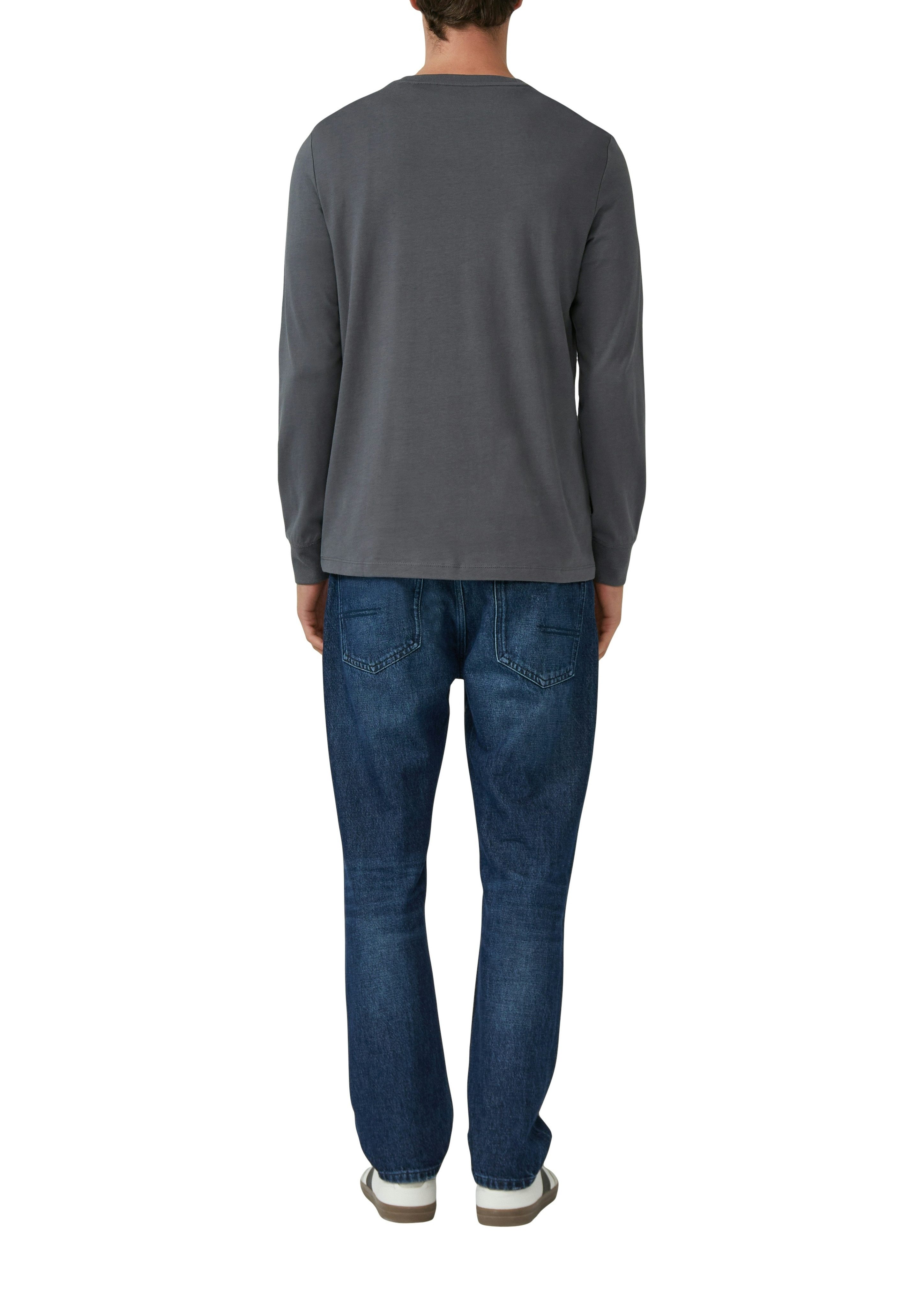 s.Oliver Langarmshirt mit Logo Schriftzug – Bild 2 von 4