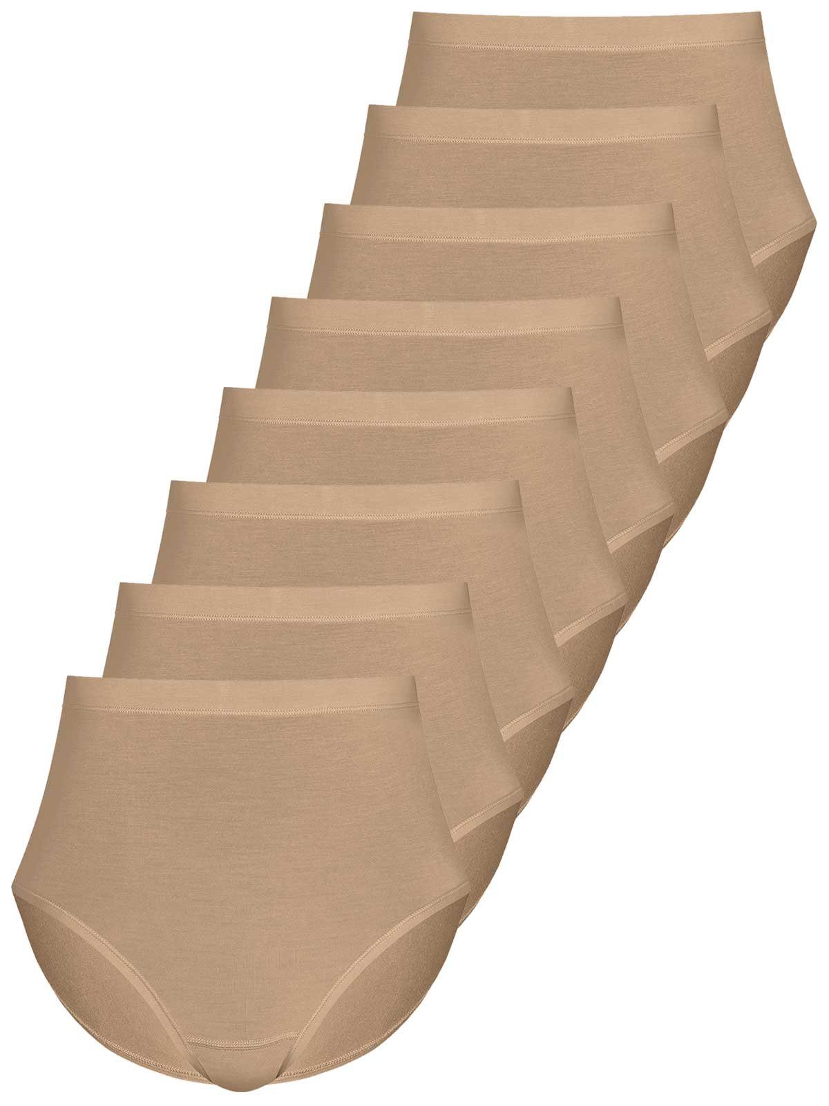 Taillenslip 8er Sparpack Slip Maxi LOVELY SKIN