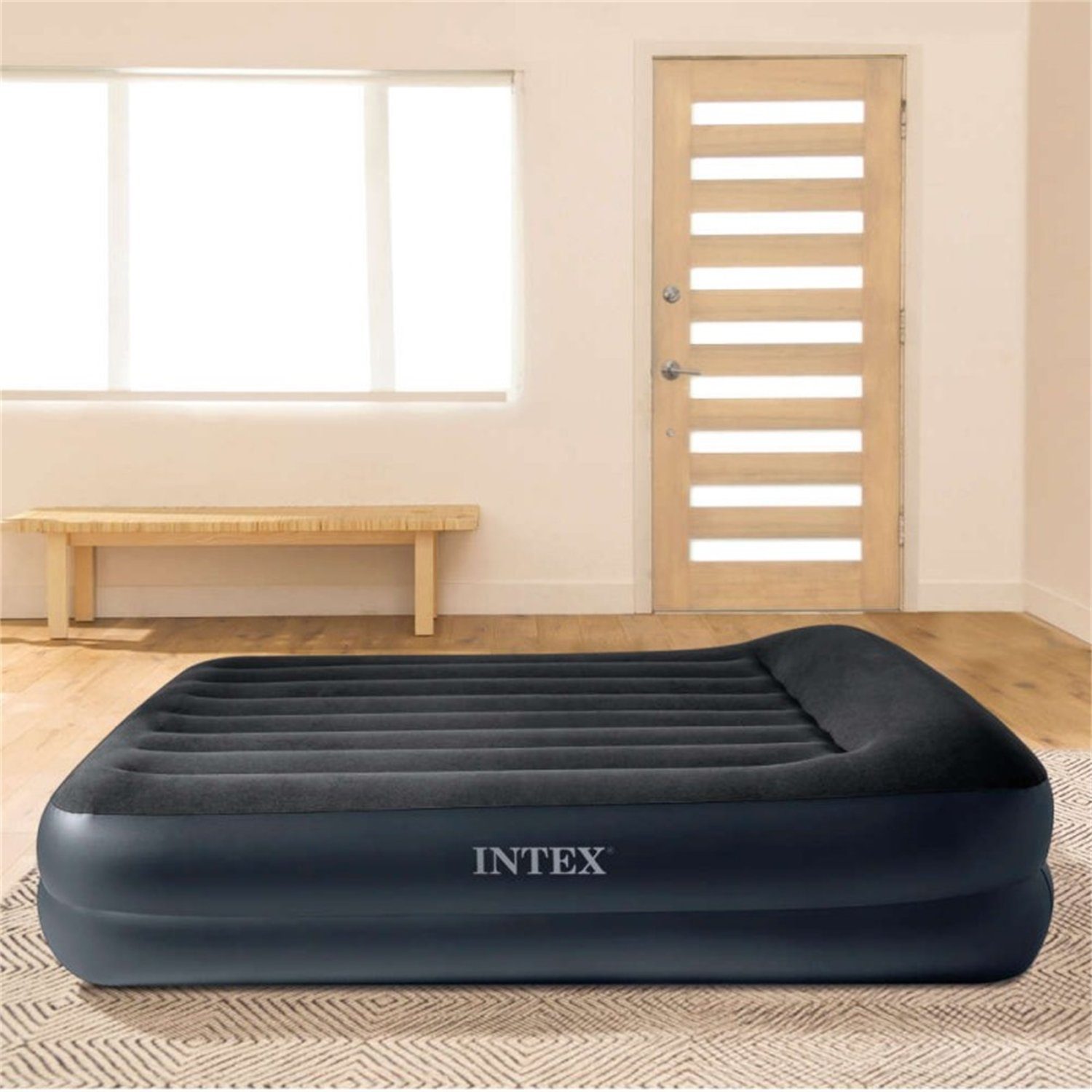 Intex Luftbett 64124ND INTEX 164124 - Luftbett Pillow Rest Raised Queen günstig online kaufen