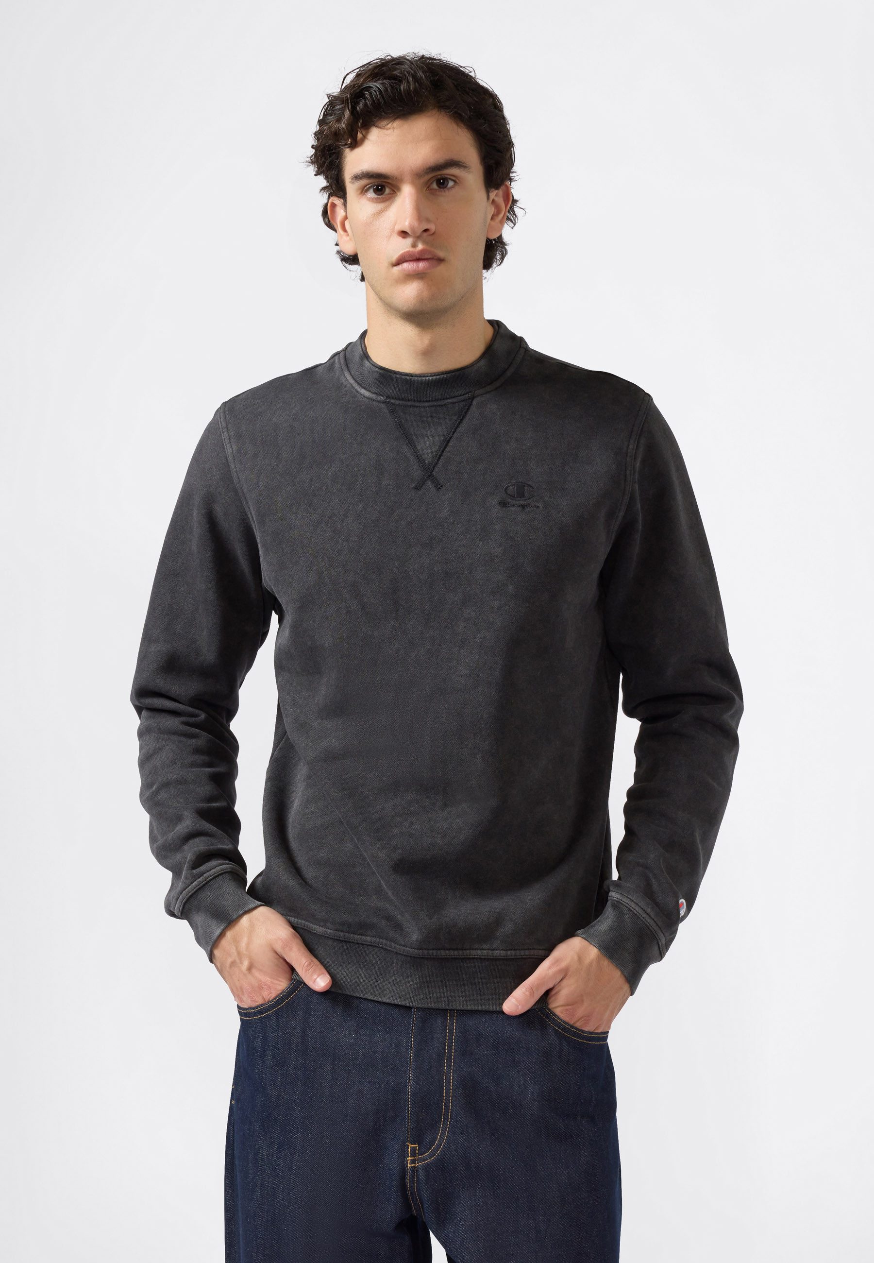Champion Sweatshirt ICONS Wash Crewneck Sweatshirt günstig online kaufen