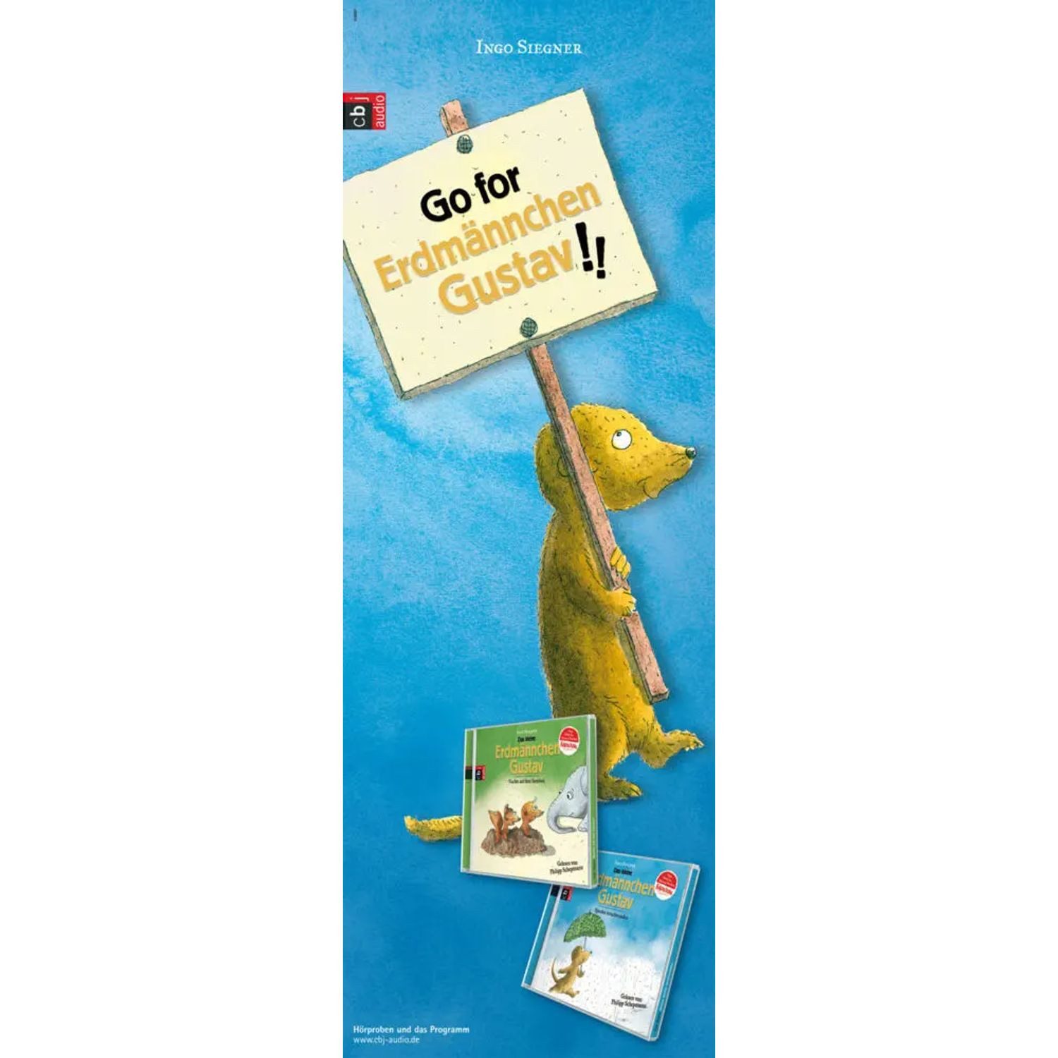 Hörspiel Das kleine Erdmännchen Gustav - Gustav spurlos verschwunden, Audio-CD
