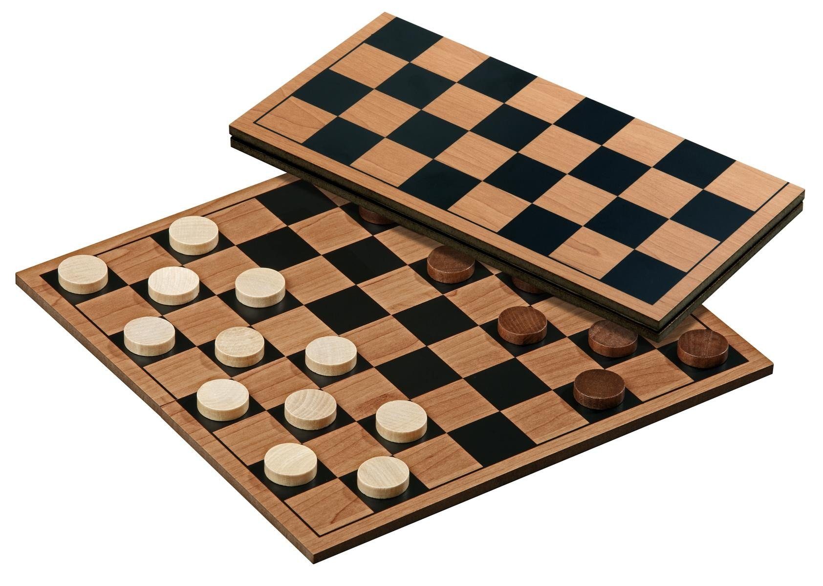 Philos Spiel Philos 3144 - Dame Set, Holz, klappbar