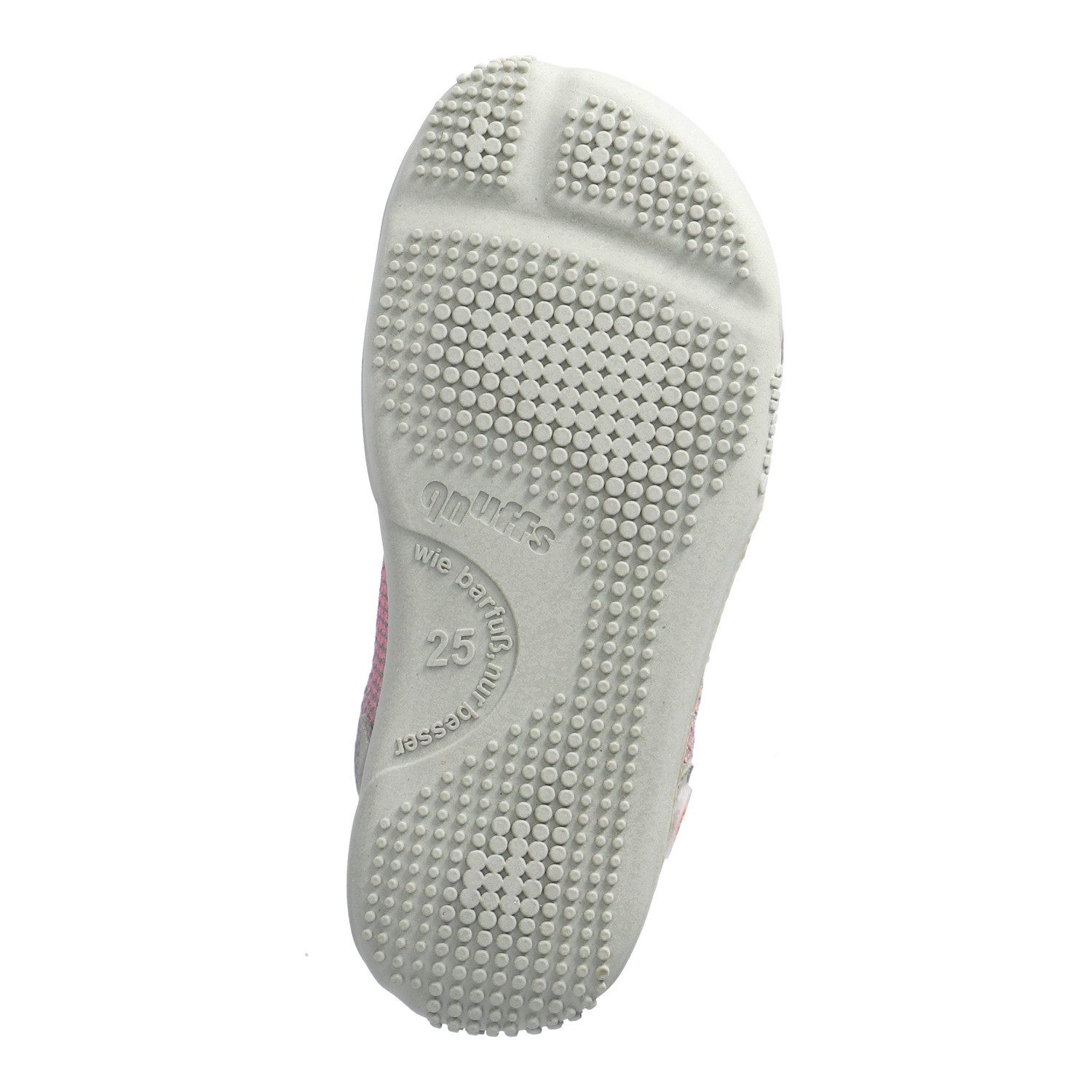 qnuffs Fichte Barfußschuh Klettschuh, Sneaker, Halbschuh mit Kontrastbesätzen – Bild 4 von 5