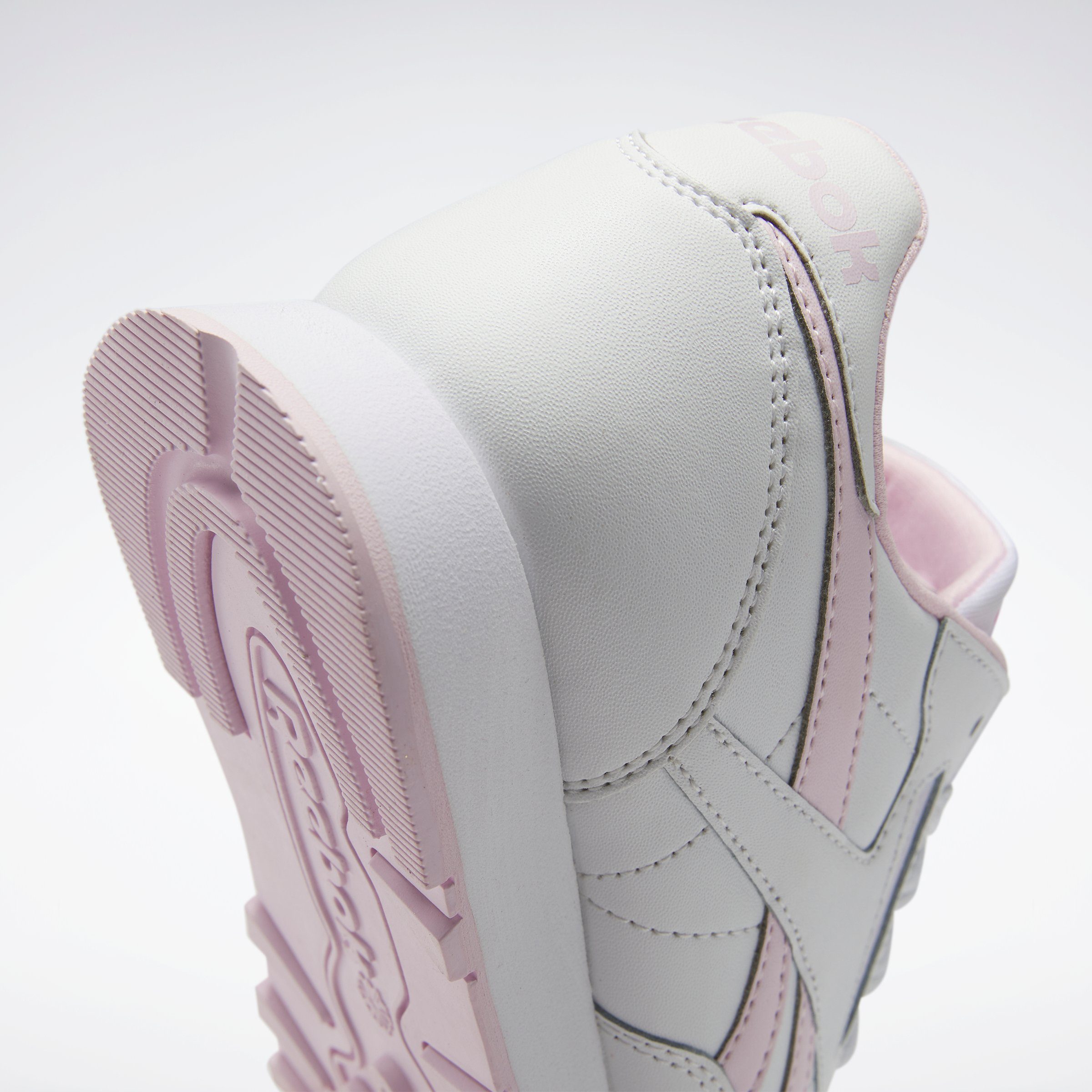 LEATHER weiß-rosa Reebok CLASSIC Sneaker Classic