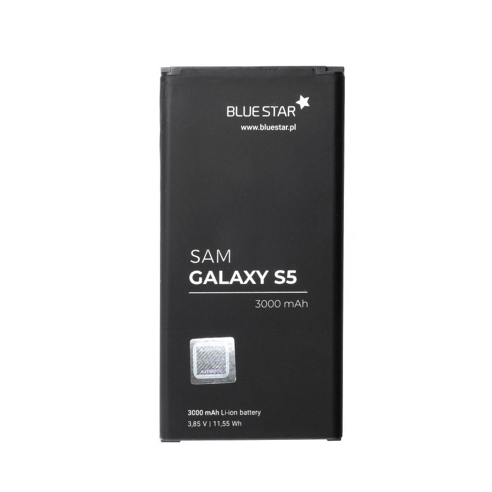 BlueStar Bluestar Akku Ersatz für Samsung Galaxy S5 3000 mAh SM-G900 Austausch Smartphone-Akku