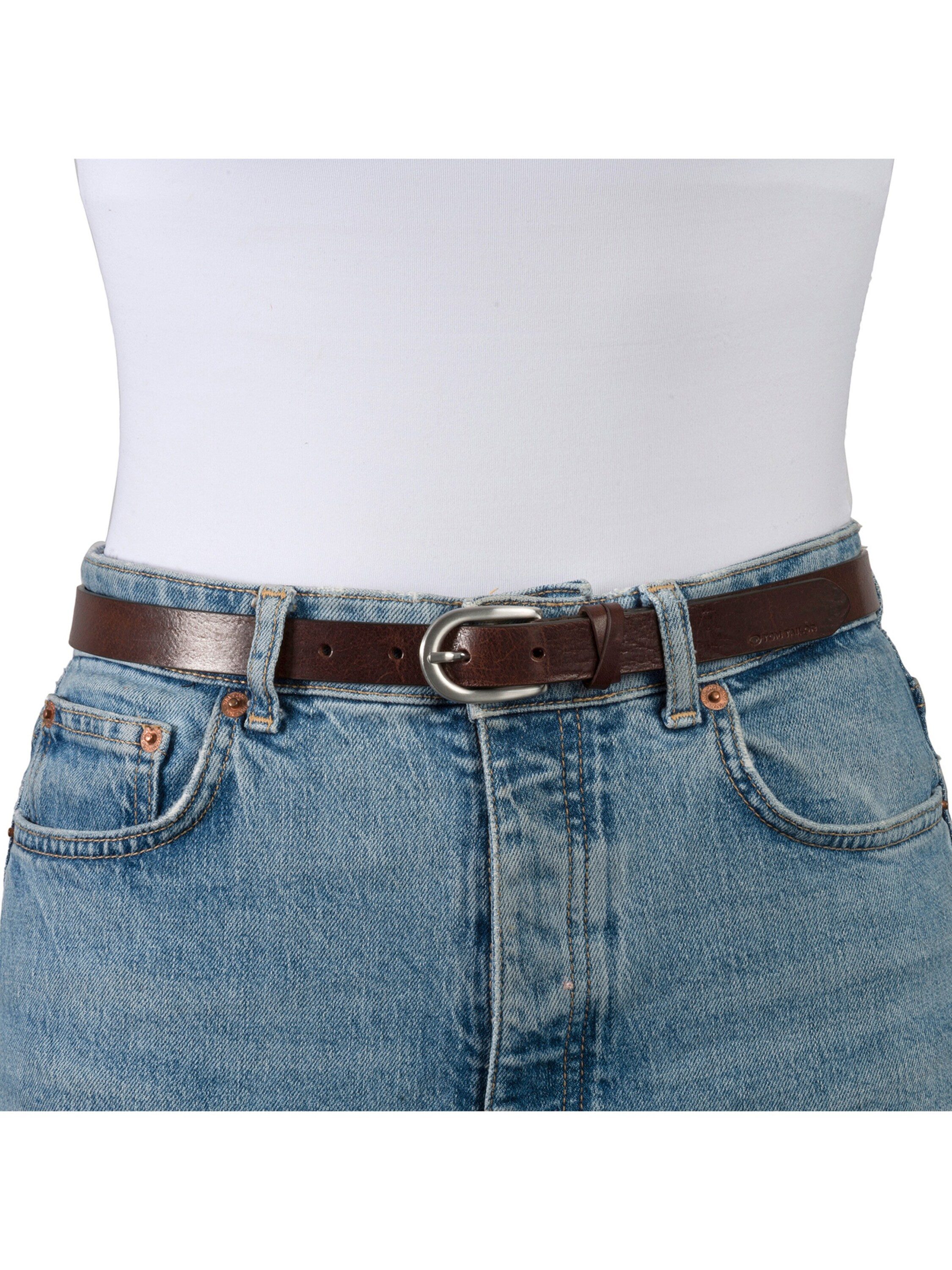 TOM TAILOR Ledergürtel NELLY (1-St) günstig online kaufen