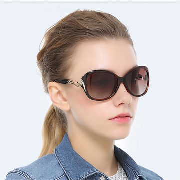 RefinedFlare Sonnenbrille Damenmode-Brille, klassische große ovale Sonnenbrille (1-St)
