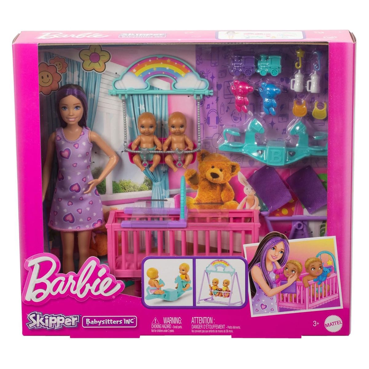 Mattel® Puppen Accessoires-Set Mattel HXM99 - Barbie - Skipper Babysitters günstig online kaufen