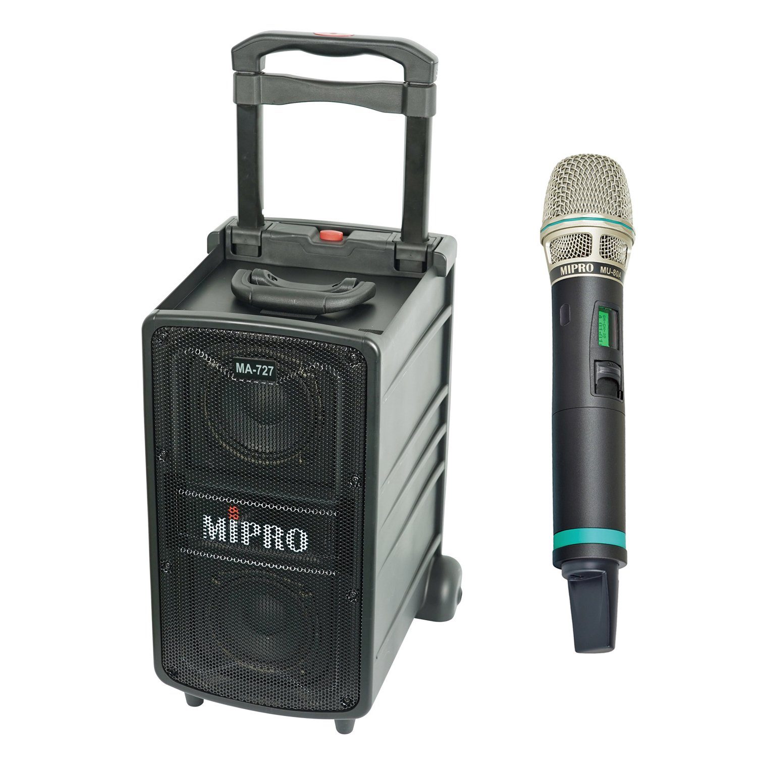 Mipro Audio MA-727 mit 1-Kanal Empfangsmodul und Mikrofon Lautsprechersystem (Bluetooth, 170 W)