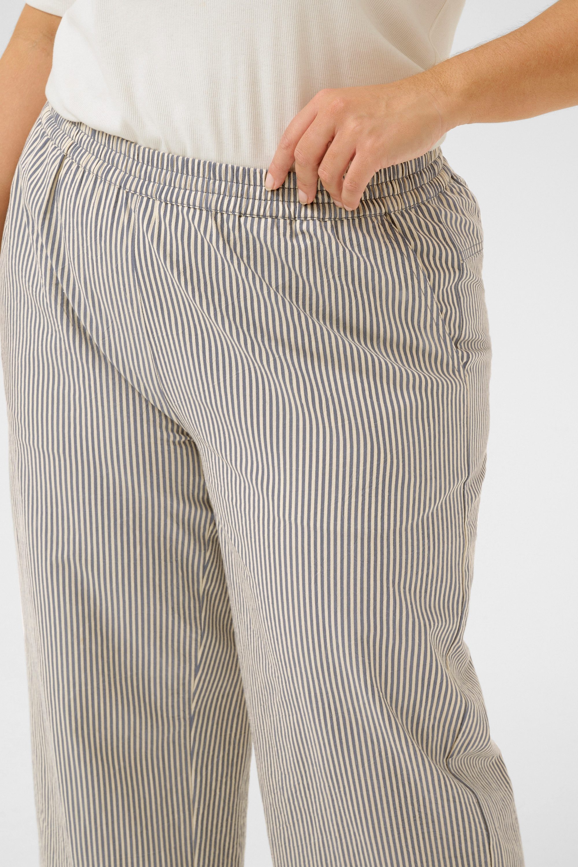 KAFFE Curve Stoffhose Casual Hose KCnana Große Größen