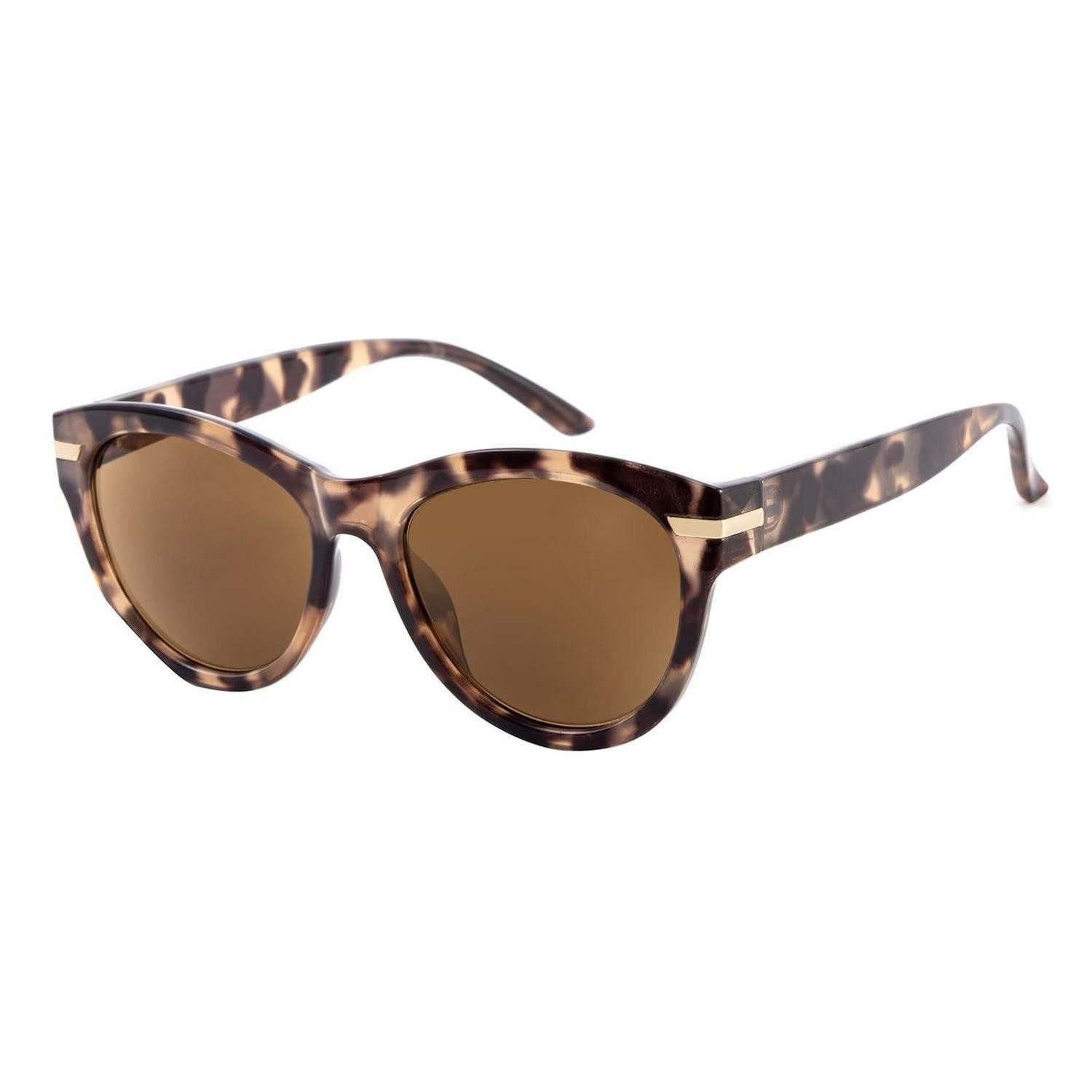 LuxusKollektion Lesebrille Sonnenlesebrille Damen Schildpatt/Tee 3.5x