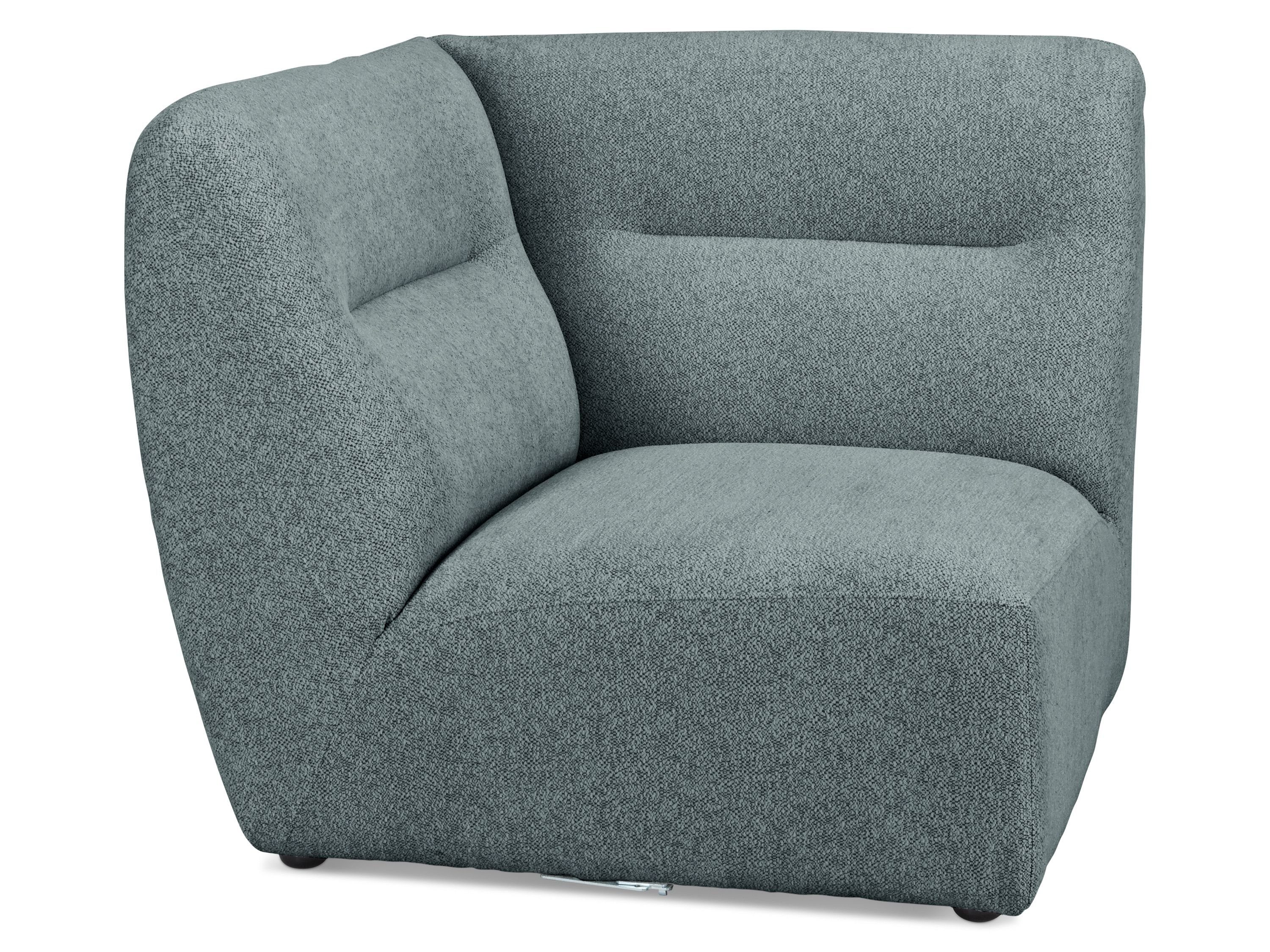 SANSIBAR Living Sofa Eckelement, 99x84x99 SANSIBAR 10 cm 99x84x99 cm) BHT ESBERG GRAU (BHT Eckelement