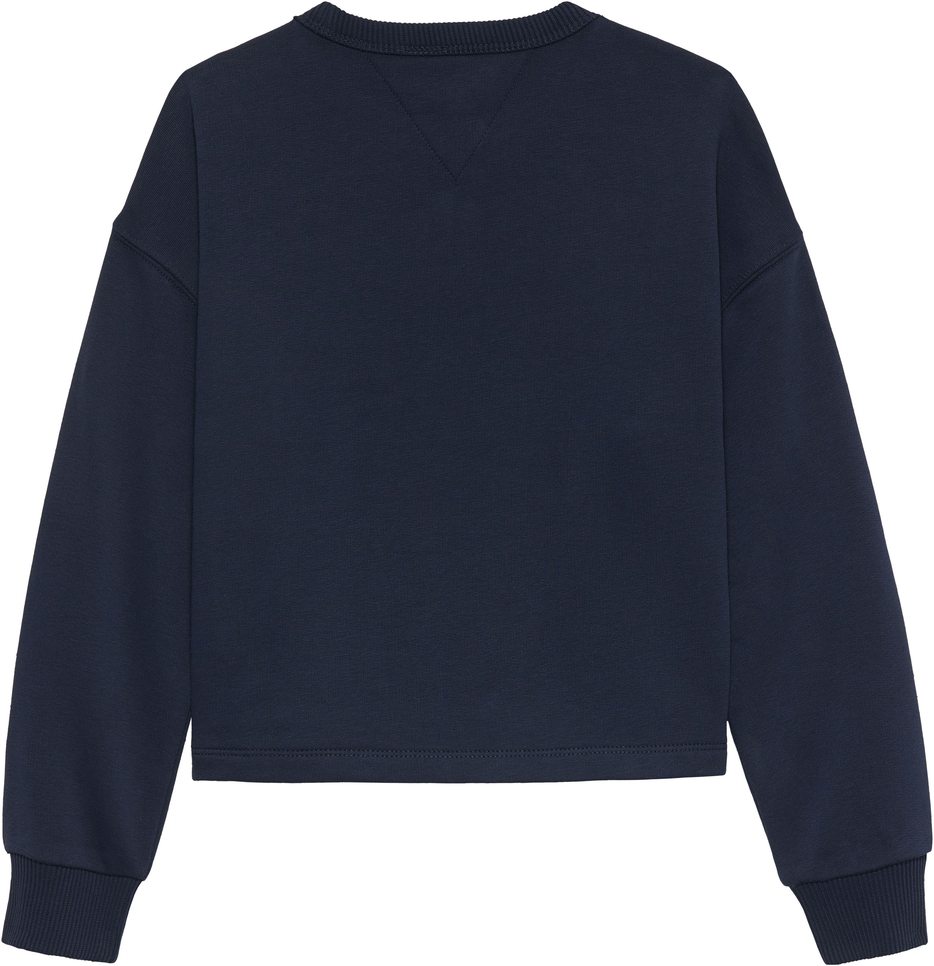 Tommy Hilfiger Sweatshirt GLITTER TOMMY CREW Kinder bis 16 Jahre, regular fit