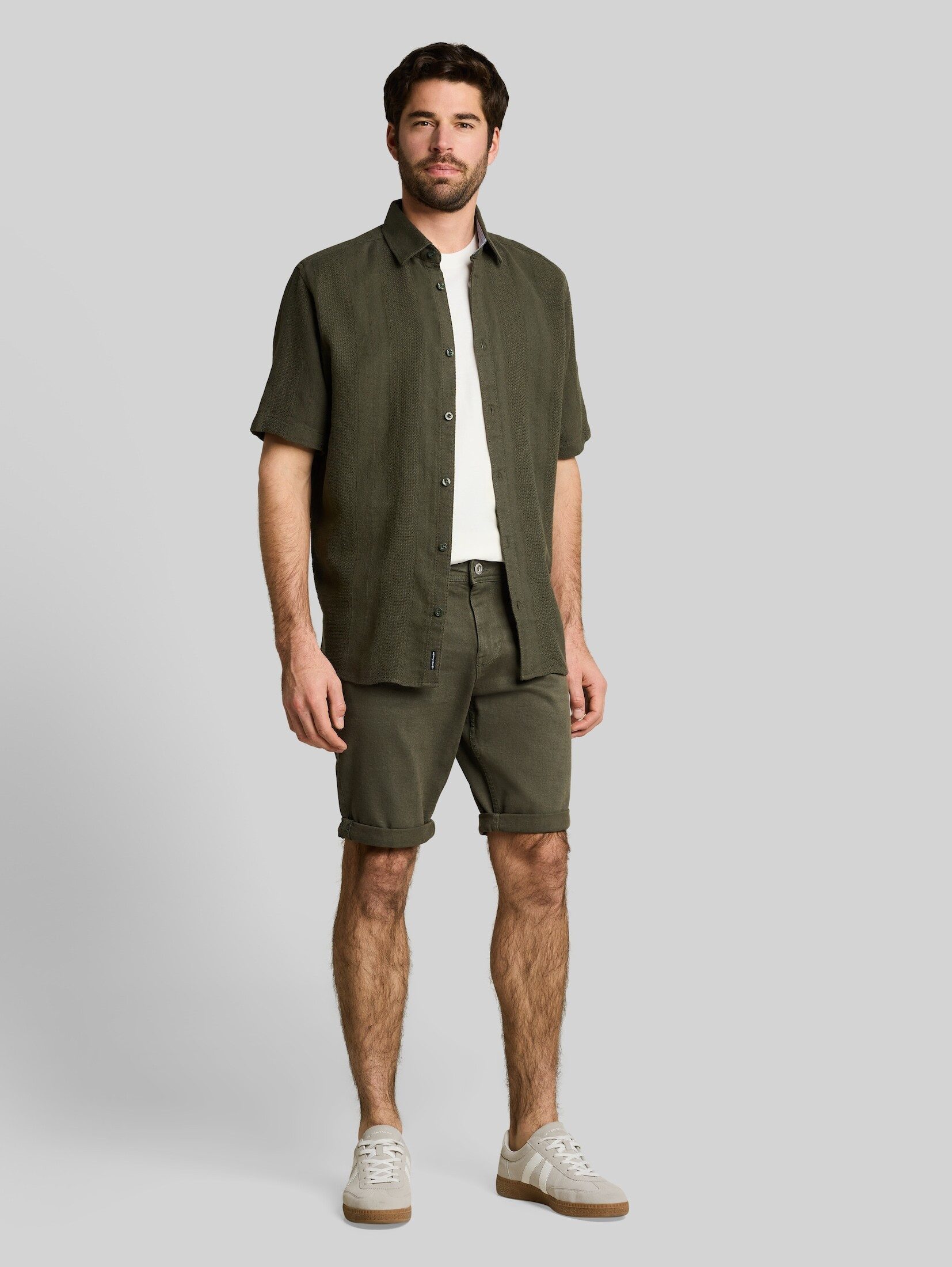 TOM TAILOR Bermudas Jeanshosen TTJOSH REGULAR SLIM Jeans Shorts