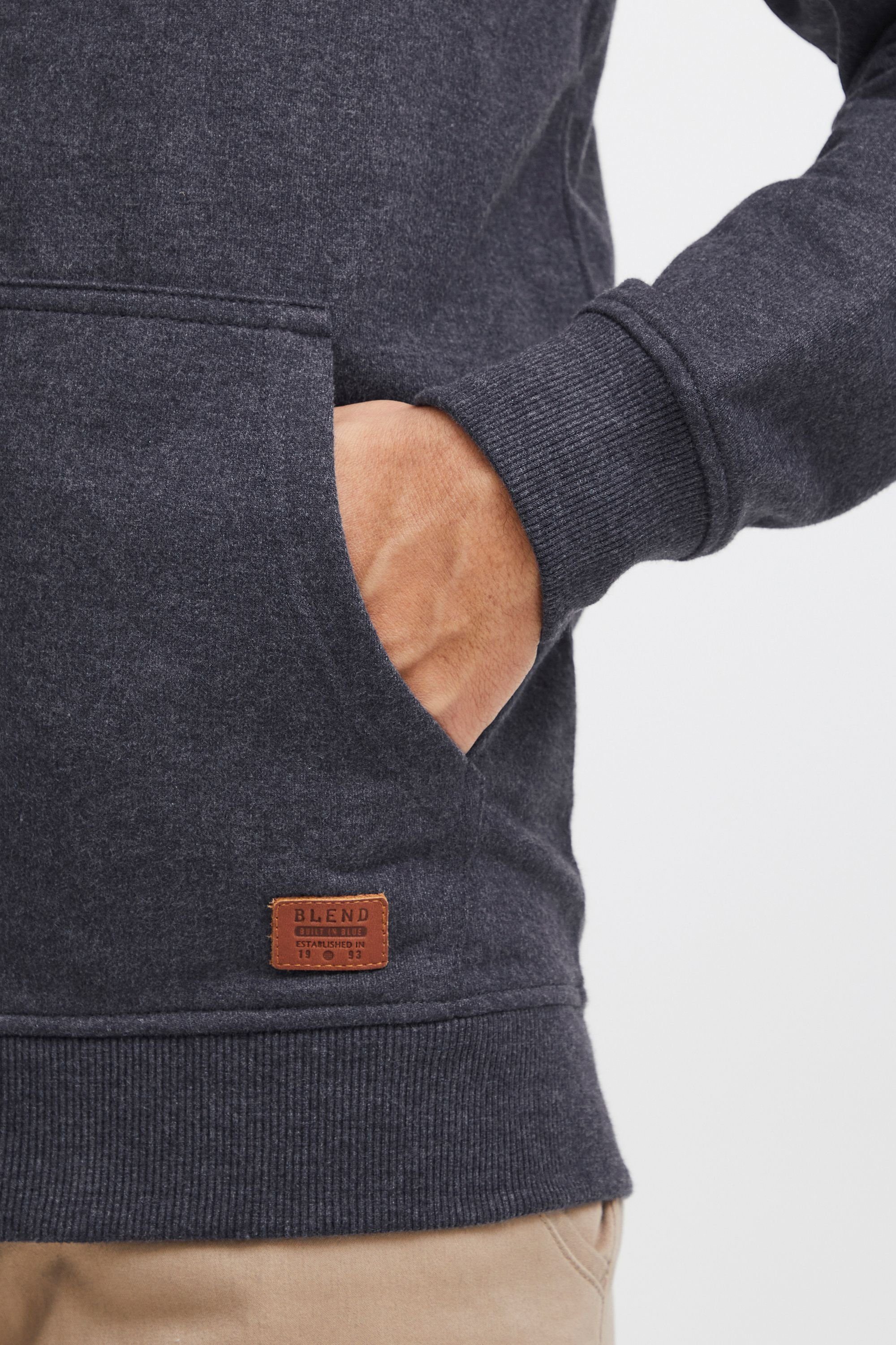 Blend Kapuzenpullover BHHulker Sweatshirtjacke mit Teddyeinsatz in der Kapuze