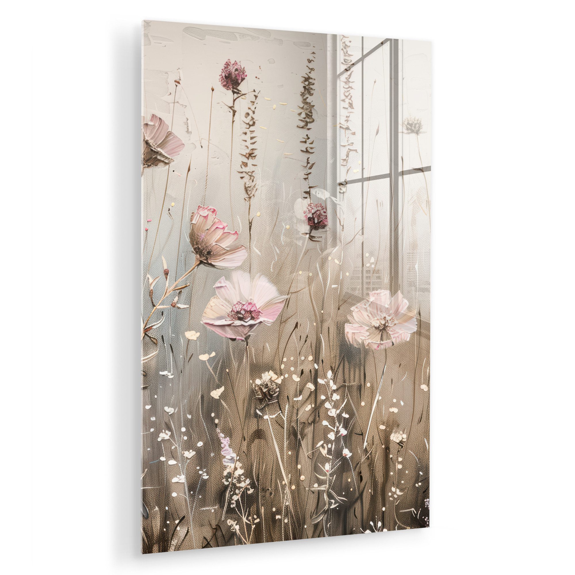 MuchoWow Acrylglasbild Blumen - Rosa - günstig online kaufen
