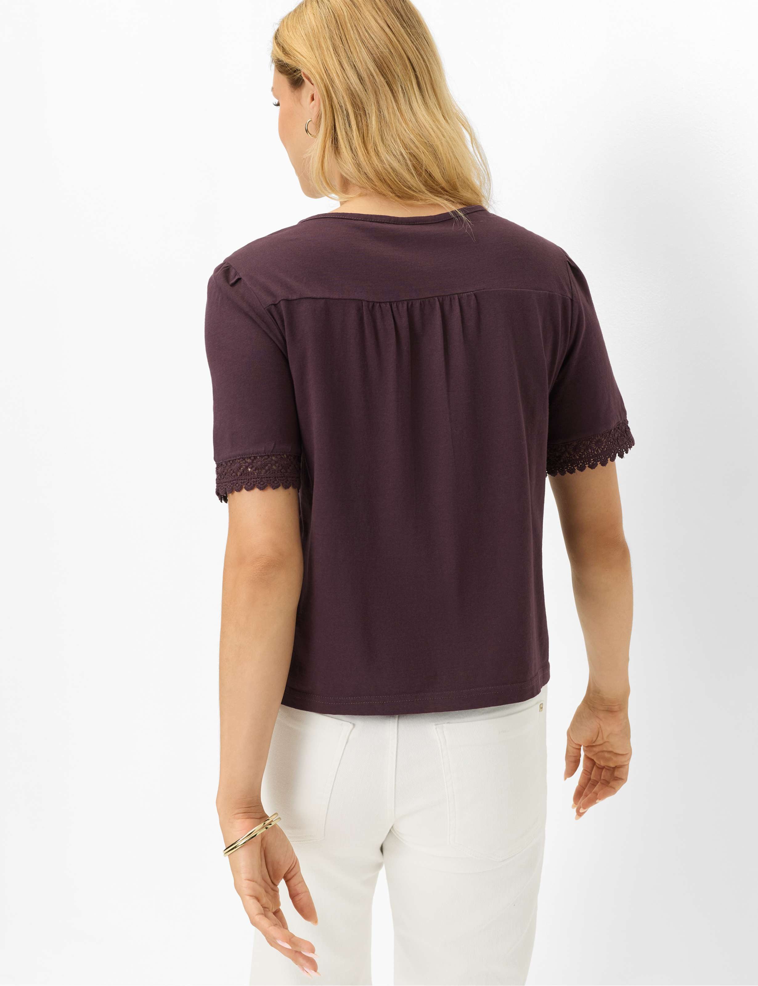 Brax Klassische Bluse Style CELINA S Jersey: Shirt-Bluse aus reiner Baumwolle – Bild 2 von 5