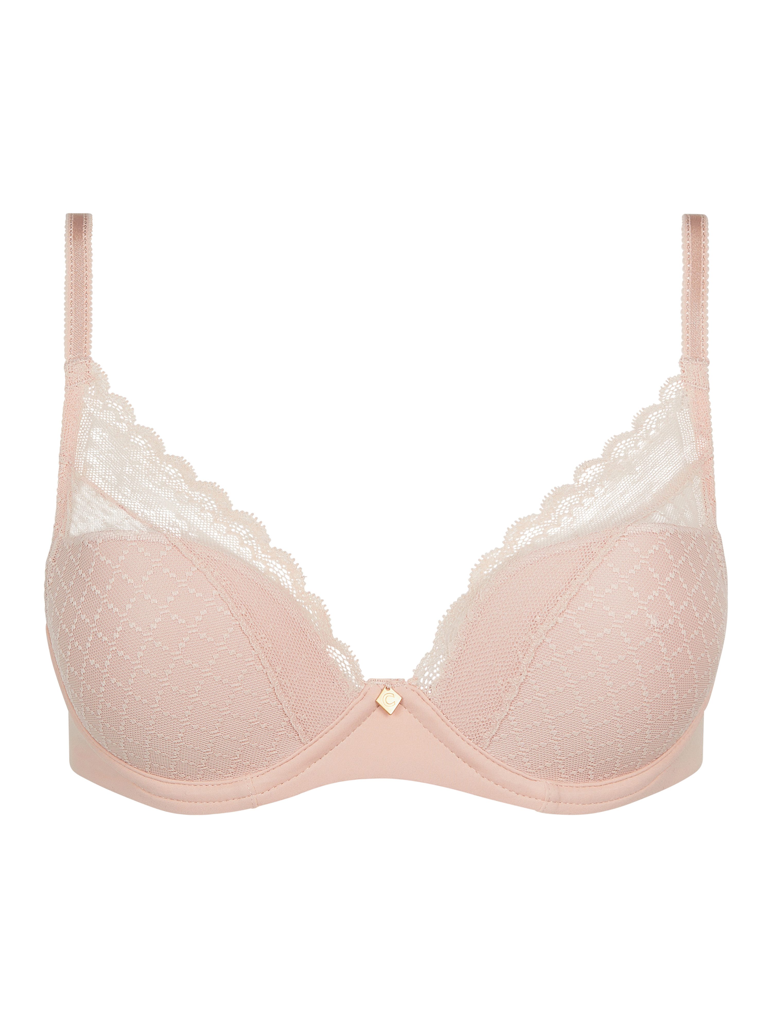Chantelle T-Shirt-BH NORAH CHIC Tüll, blickdichtes Gewebe