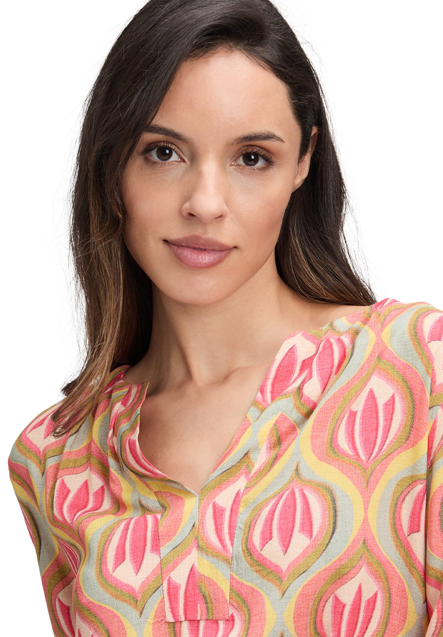 Cartoon Schlupfbluse Damen mit Muster