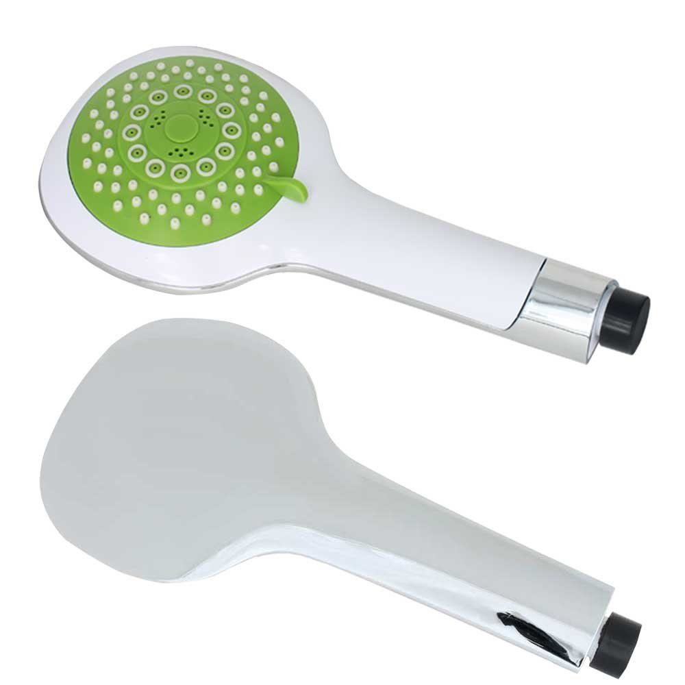 Sanlingo Handbrause Handbrause 5fach verstellbar mit 120 mm Durchmesser Grün Weiß Chrome