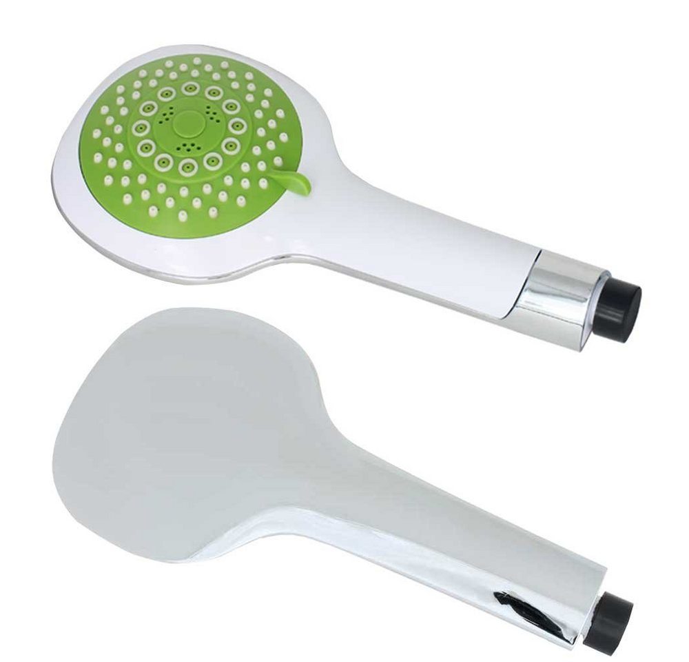 Thumbnail - Sanlingo Handbrause Handbrause 5fach verstellbar mit 120 mm Durchmesser Grün Weiß Chrome