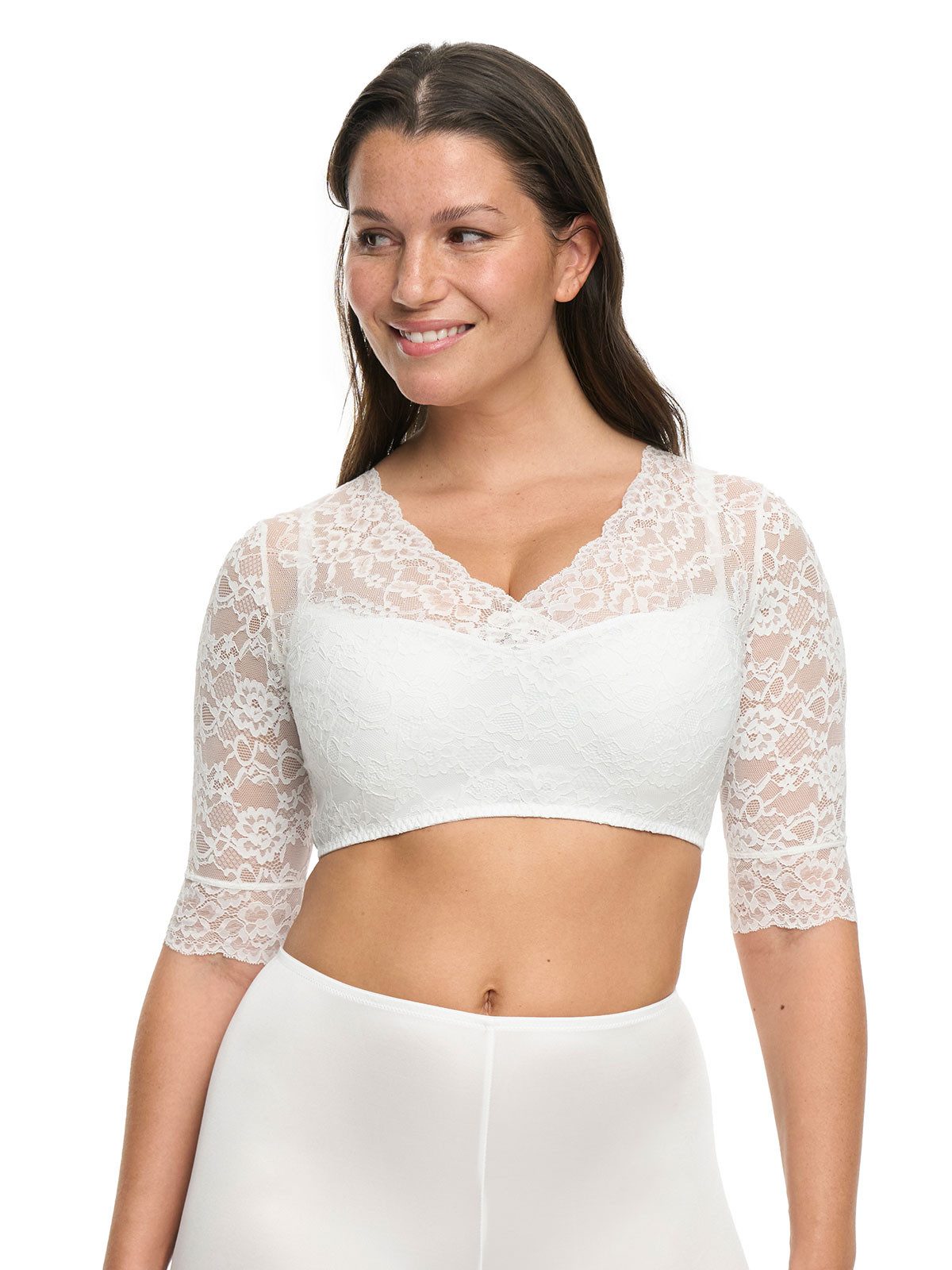 Susa Dirndlbluse Dirndlbluse halbarm Wiesn-Zauber (Stück, günstig online kaufen