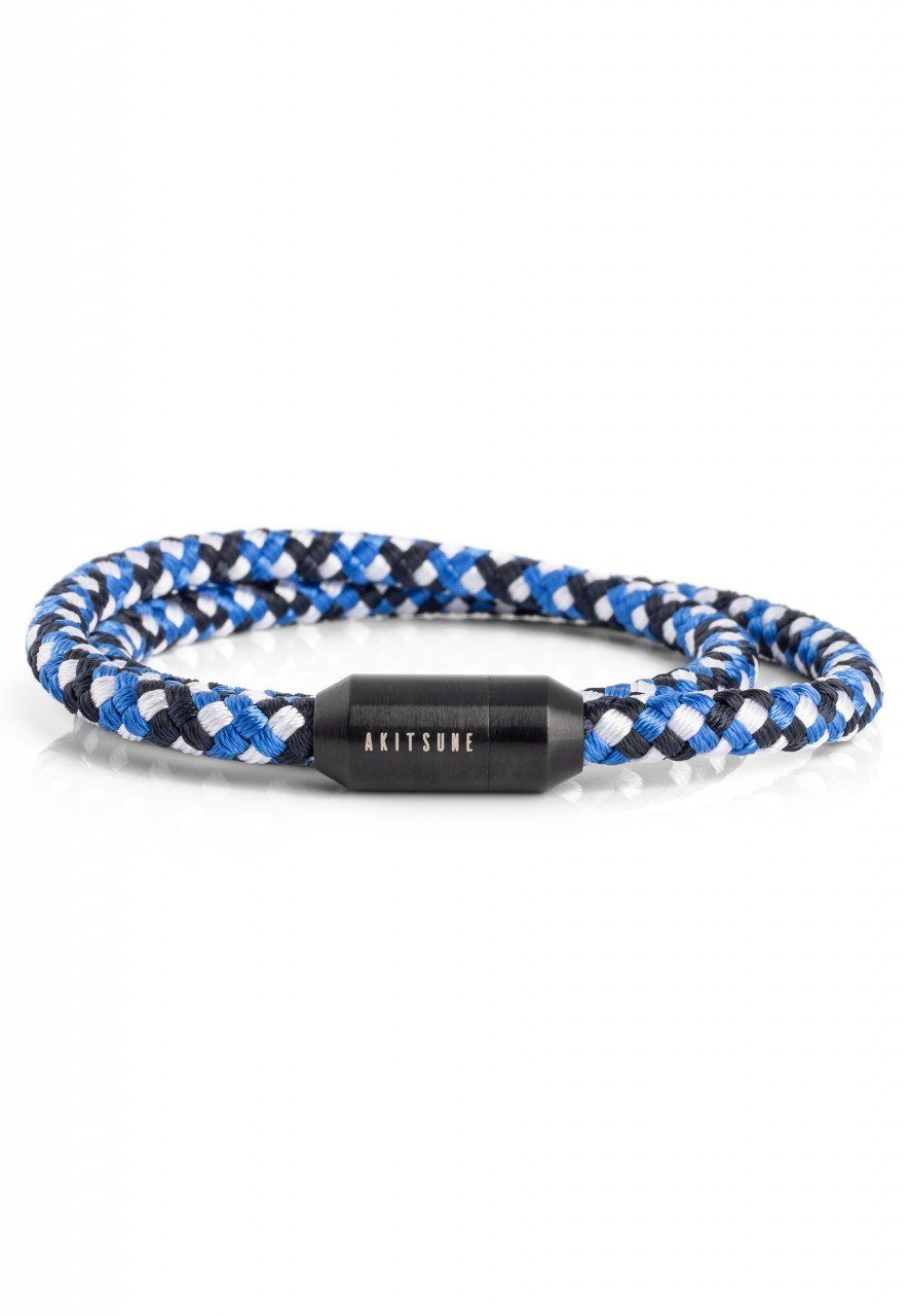 Akitsune Armband Mare Nylon Bracelet Mattschwarz günstig online kaufen