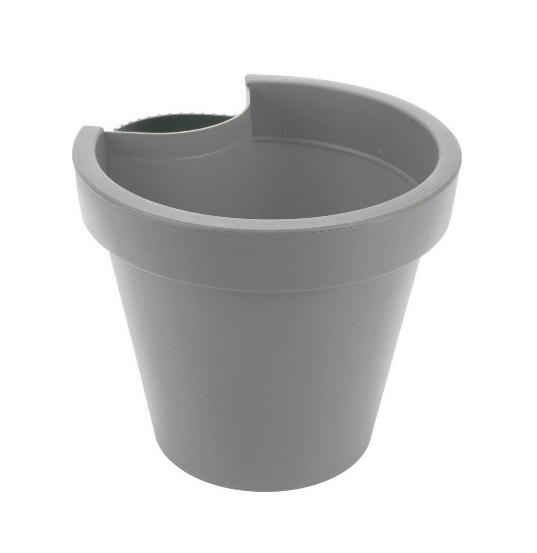 Spetebo Blumentopf Kunststoff Blumentopf für Regenrohr günstig online kaufen