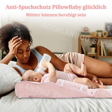 Avisto Babykissen Babykissen Stillkissen Anti-Reflux, BabyDorm, Baumwolle, ergonomisch, Babybett-Unterstützung, babybett, Anti-Reflux-Kissen