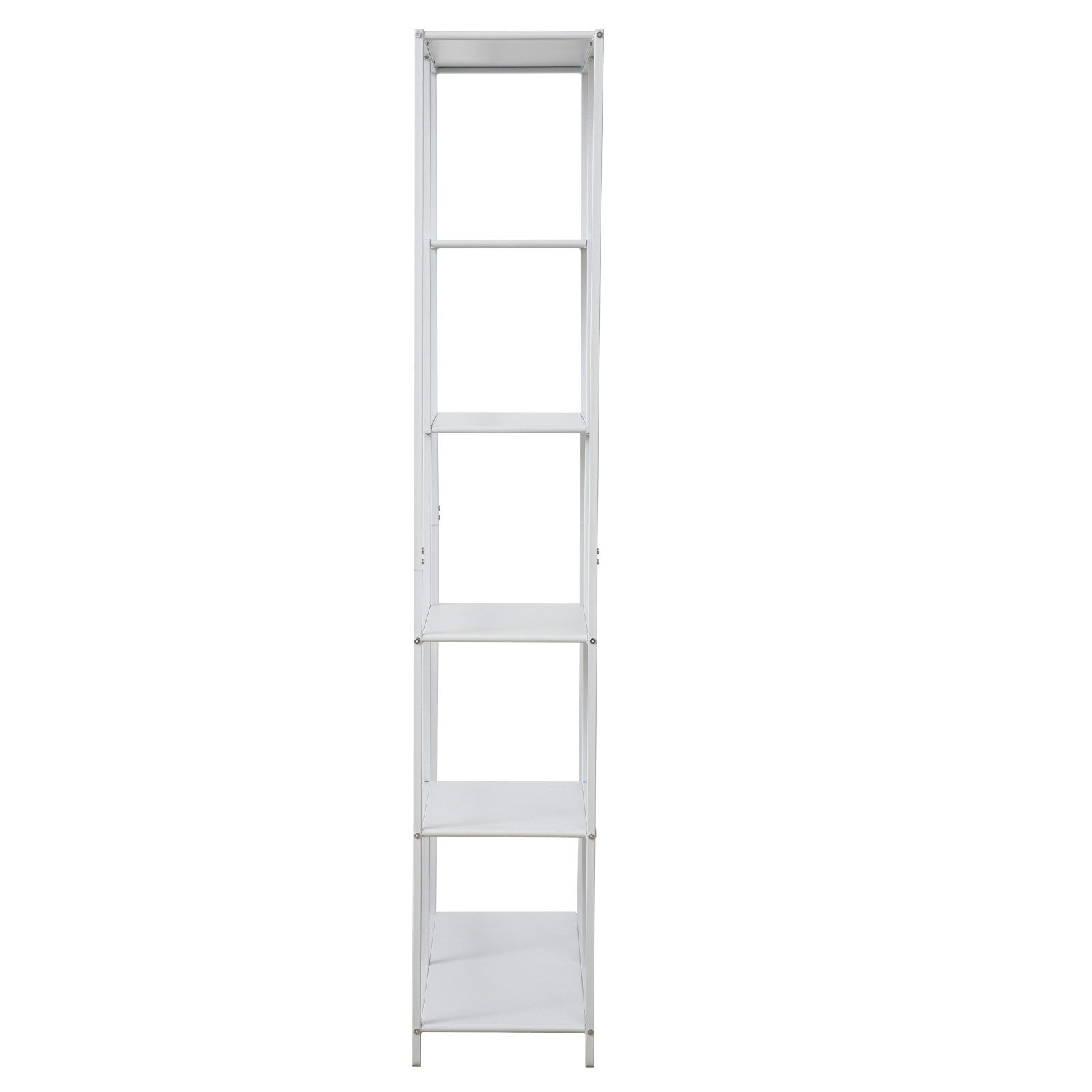 SVITA Regal KELA, Metallregal, Küchenregal, Wohnzimmer, Schlafzimmer, Weiß