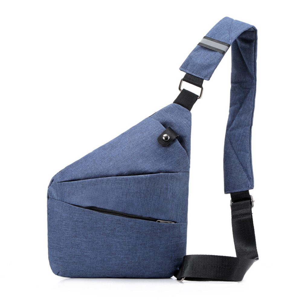 Blusmart Umhängetasche Wasserdichte Unisex-Outdoor-Umhängetasche (Multi-Taschen-Design, Diebstahlsicheres Design), Modisch und praktisch
