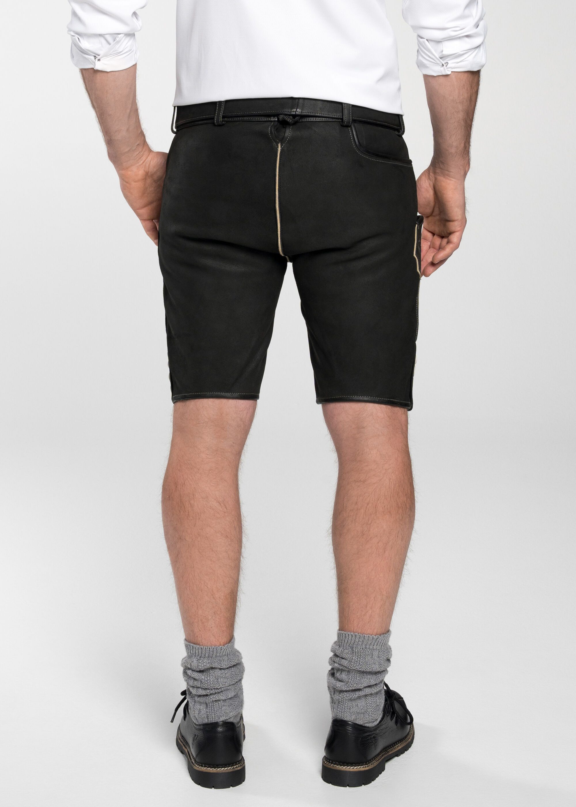 Spieth & Wensky Shorts Fulvier mit Knöpfen am Beinabschluss