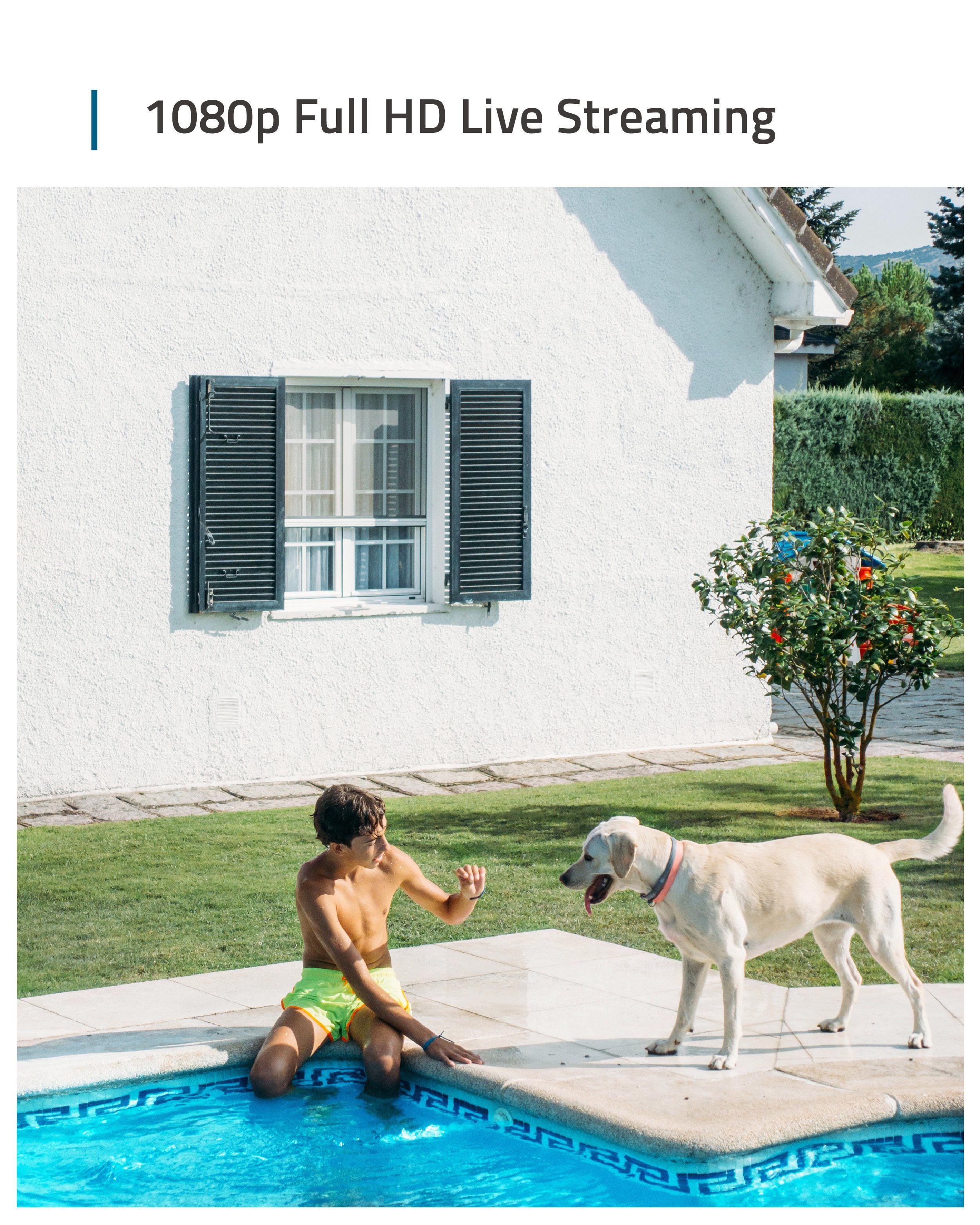 eufy Überwachungskamera eufyCam 2 (HD 1080p, Nachtsicht, 3-Kamera Set)