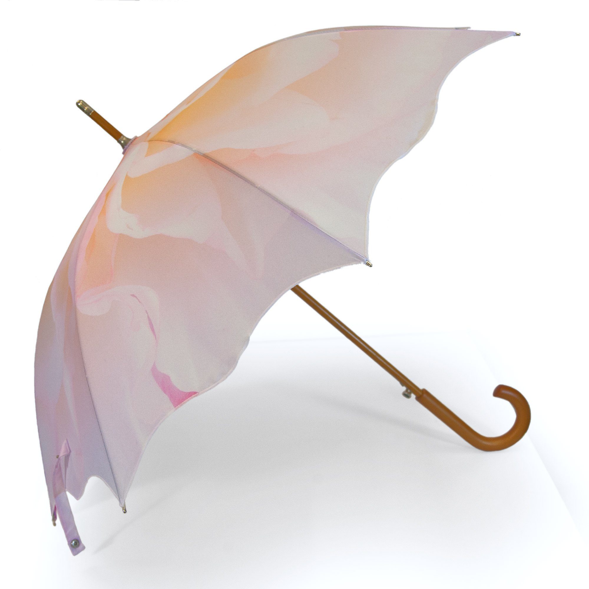 ROSEMARIE SCHULZ Heidelberg Stockregenschirm Stockschirm Motiv Rose Regenschirm für Damen