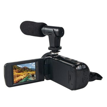 yozhiqu 1080P Camcorder Video Digitalkamera Full HD mit Mikrofon Vlogging HD-Kamera