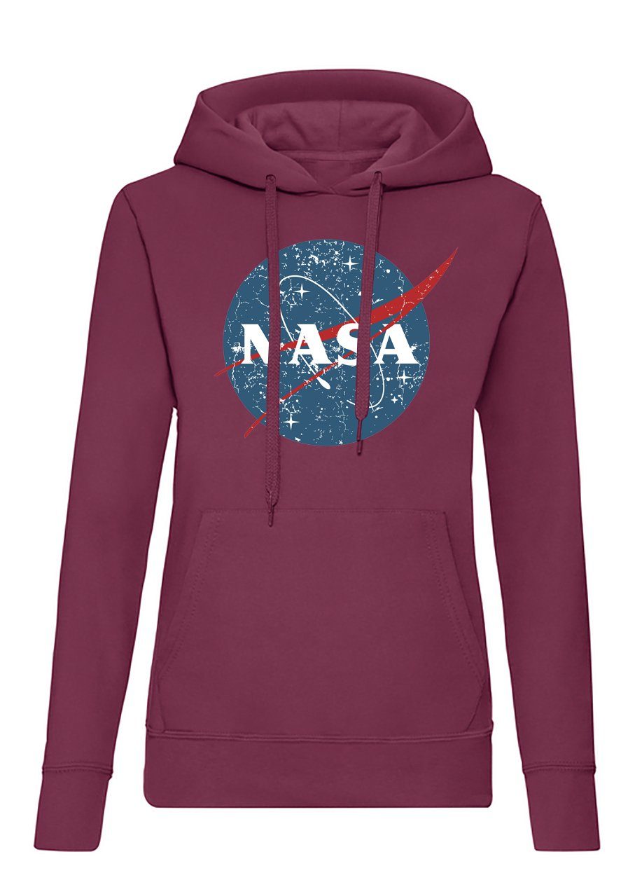 Blondie & Brownie Hoodie Damen Vintagenasa Hoodie Nasa Rakete mit kapuze