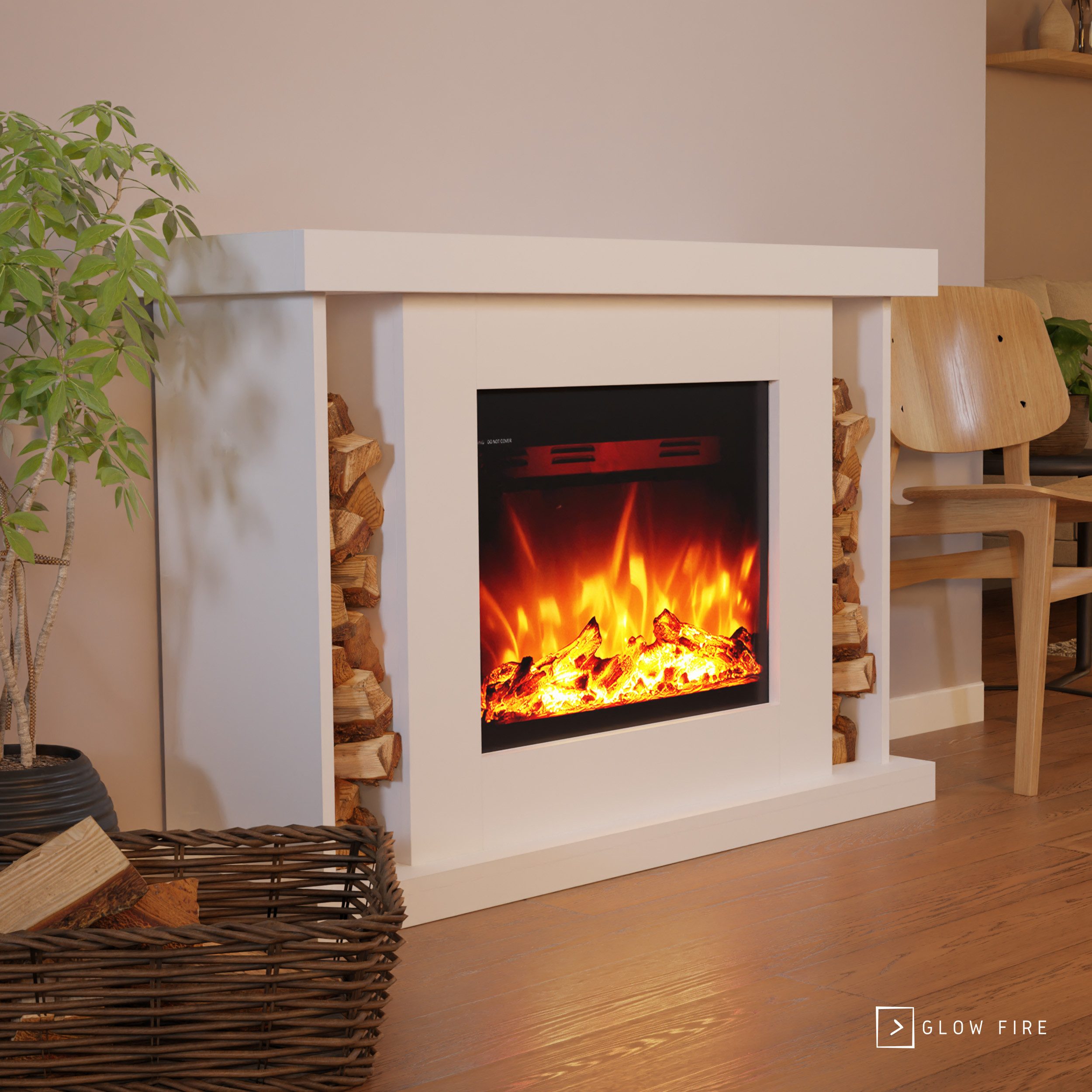 GLOW FIRE Elektrokamin TARVOS LED Kamin günstig online kaufen