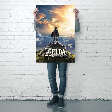 PYRAMID Poster The Legend of Zelda Poster Breath Of The Wild Sunset 61 x 91,5 cm