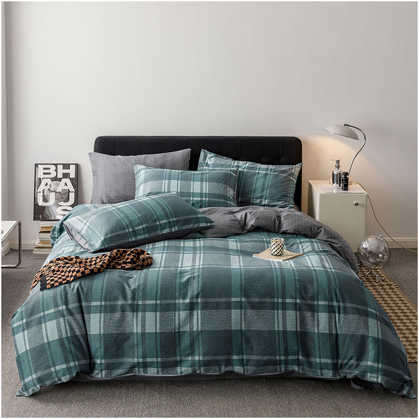 KEAYOO Bettwäsche AMS 135x200cm Bettbezug 80x80cm Kissenbezug, 2 teilig, Ka günstig online kaufen