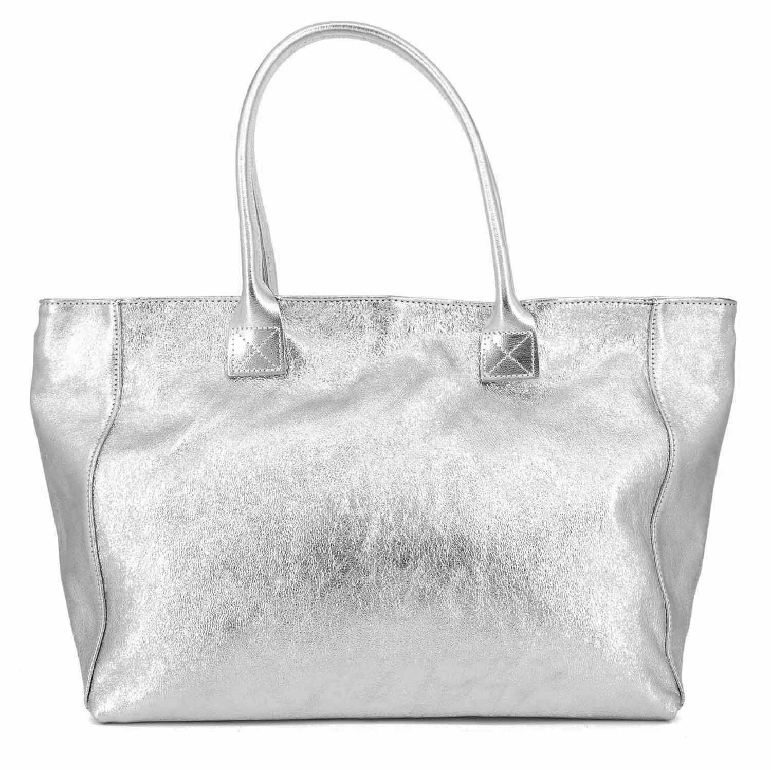 ITALYSHOP24 Shopper Made in Italy XL Damen Leder Tasche Shopper Tote Bag Ha günstig online kaufen